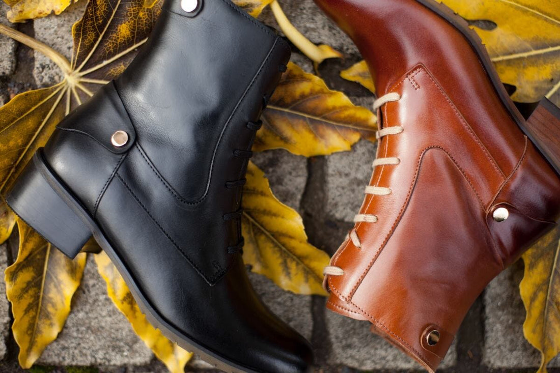 How to Wear Brown Lace Up Ankle Boots