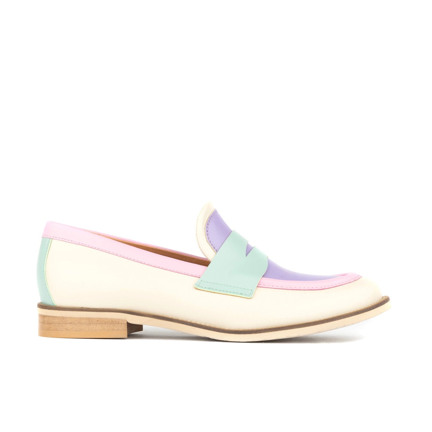 Kay - Multi Pastel Womens Loafers Embassy London