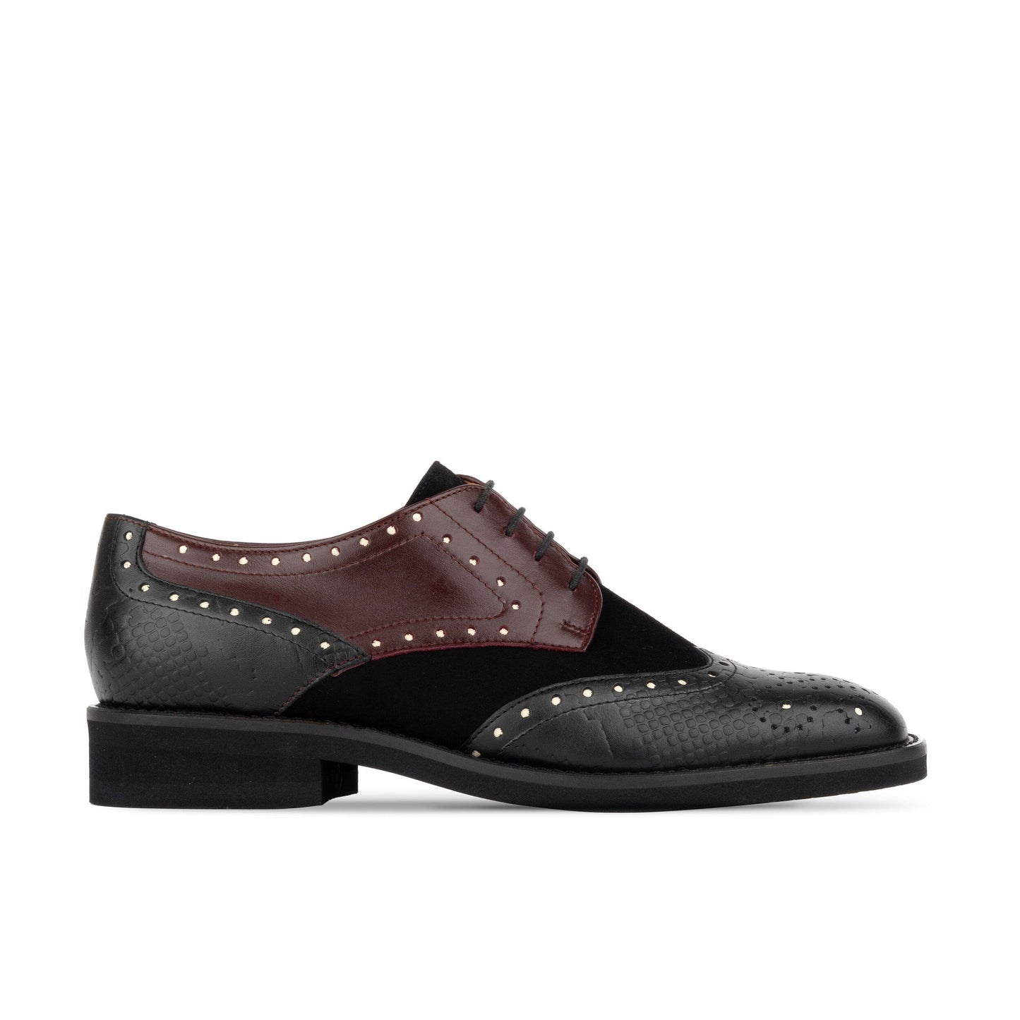 Eton - Burgundy & Snake Womens Shoes Embassy London
