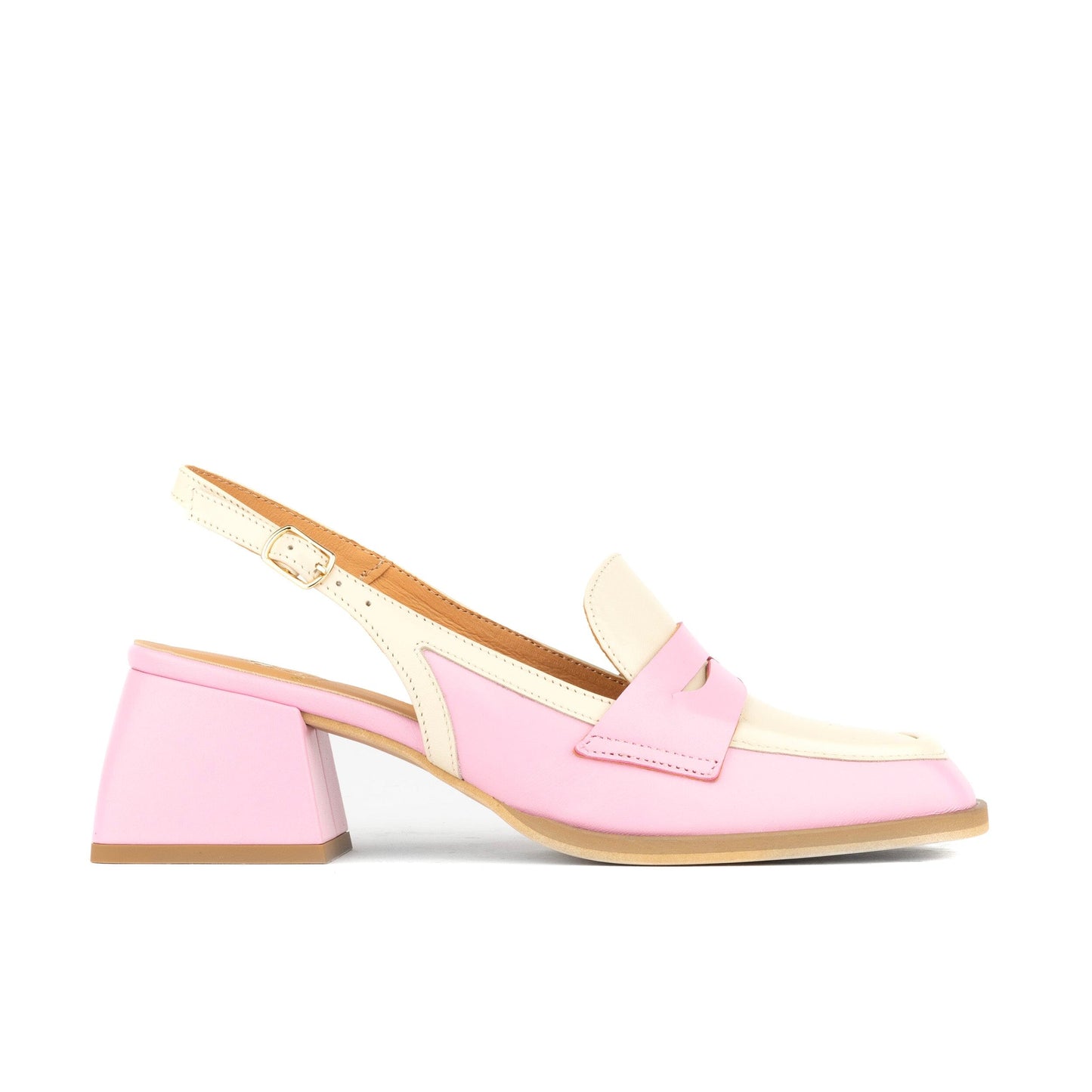 Diana - Pink & Cream Pastel Womens Heels Embassy London