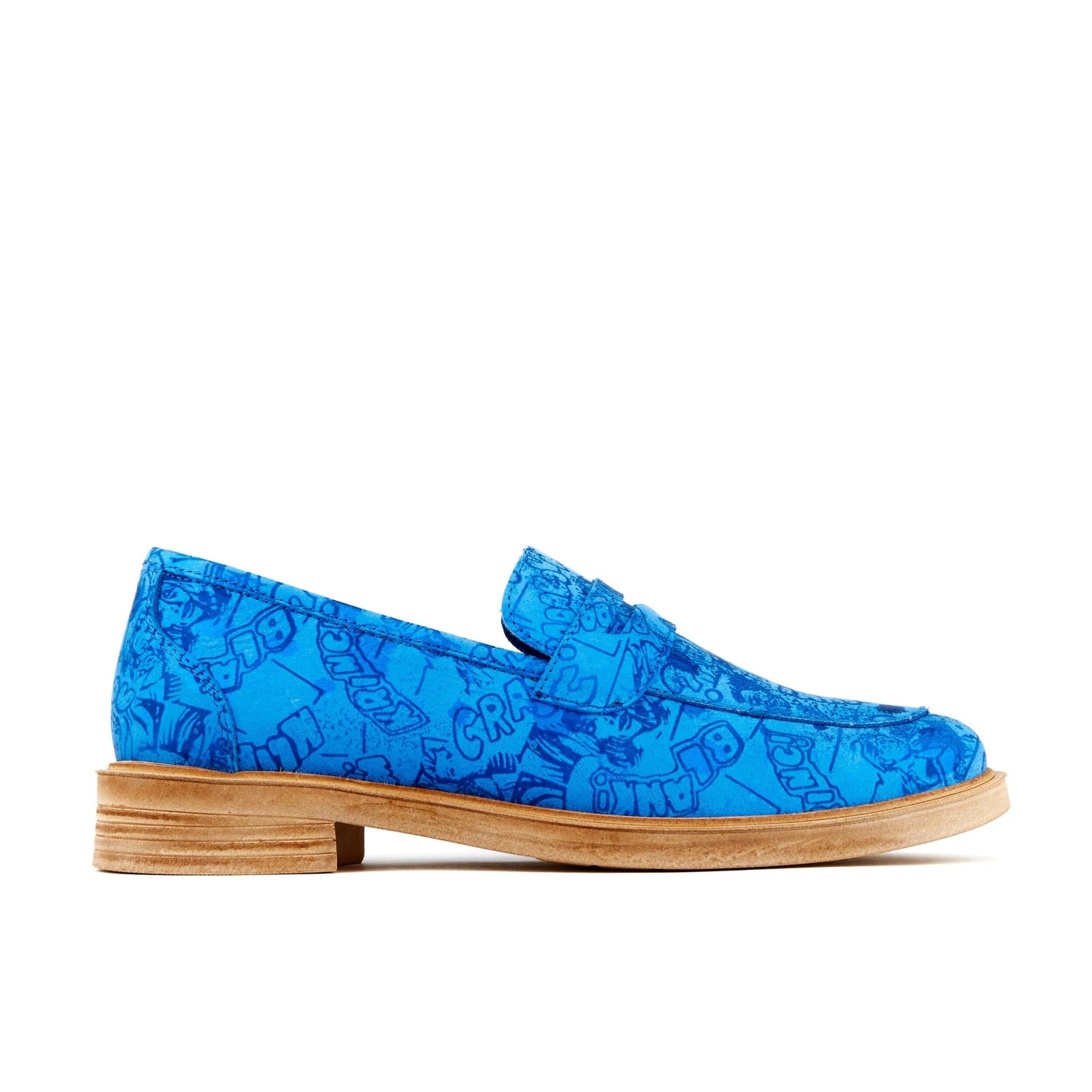 Daisy - Bright Blue Womens Loafers Embassy London