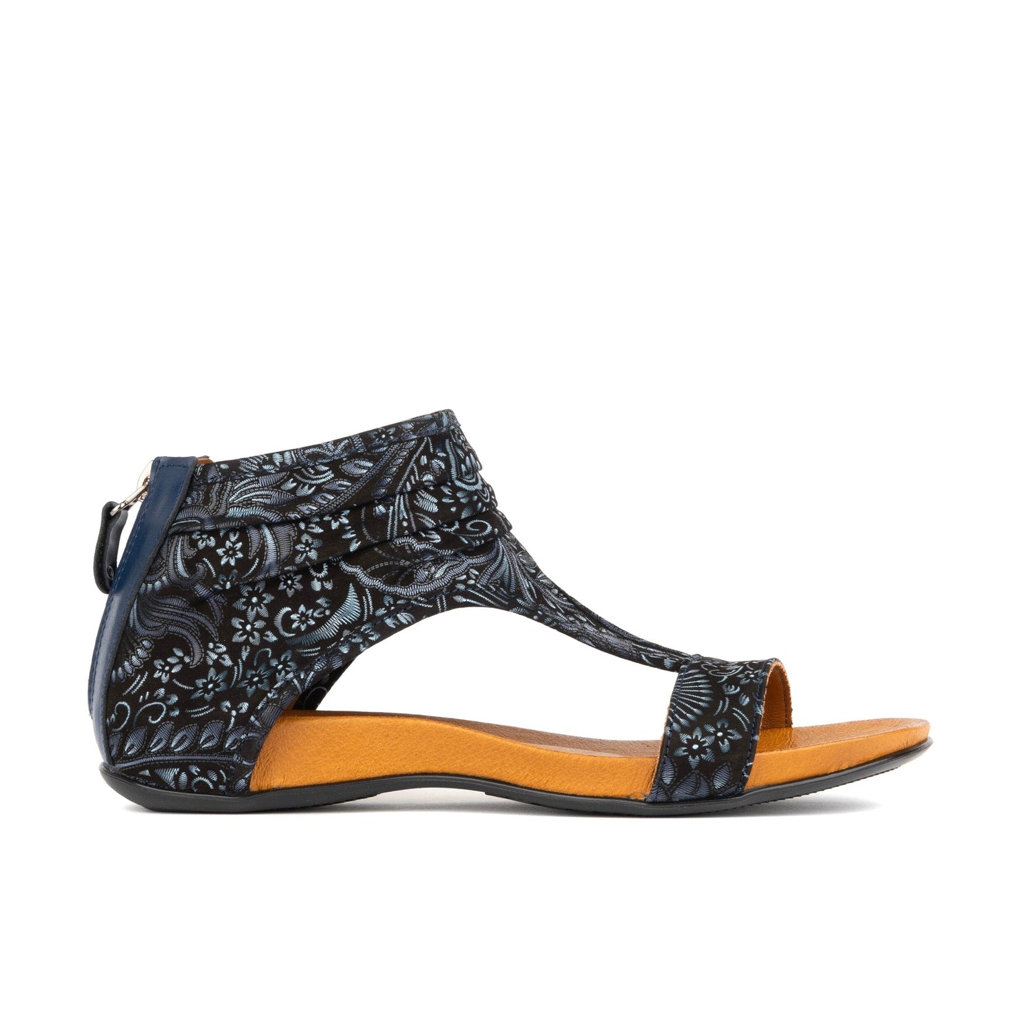 Downtown - Navy Floral Multi Womens Sandals Embassy London