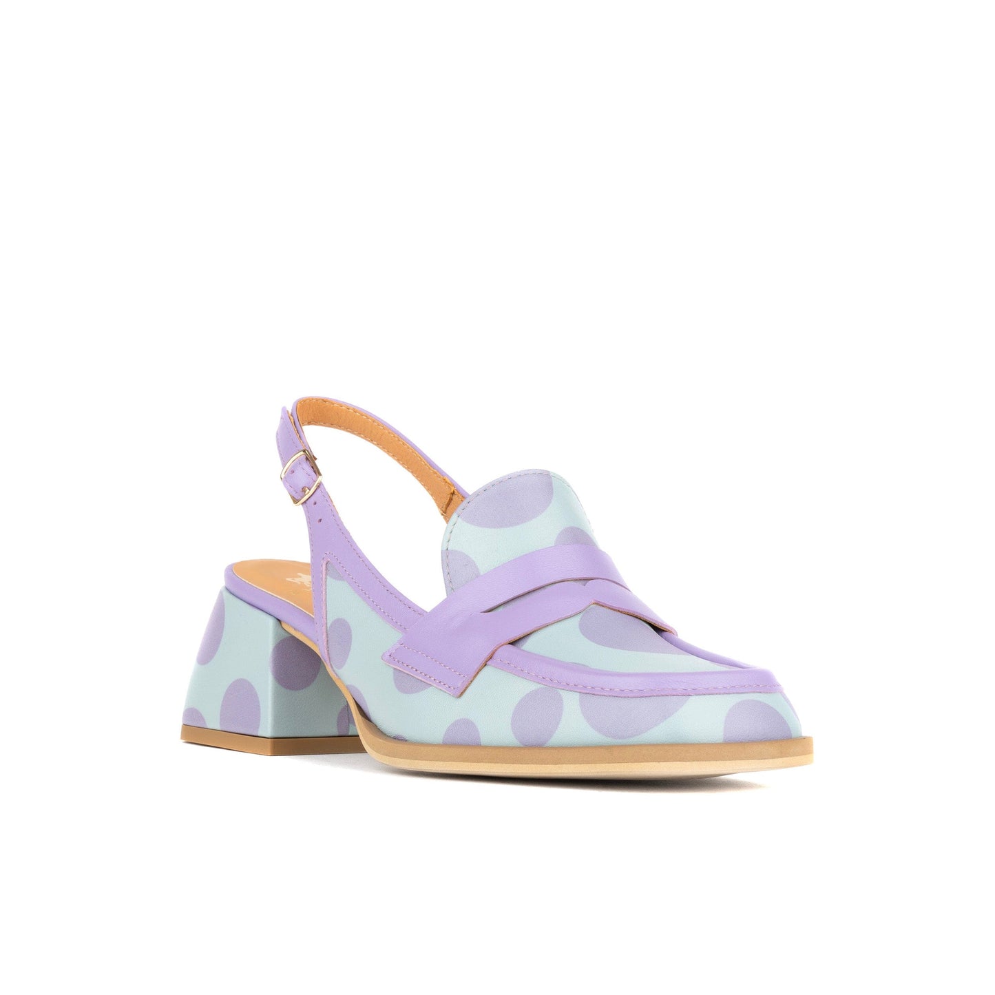 Diana - Pastel Polka Dot Womens Heels Embassy London