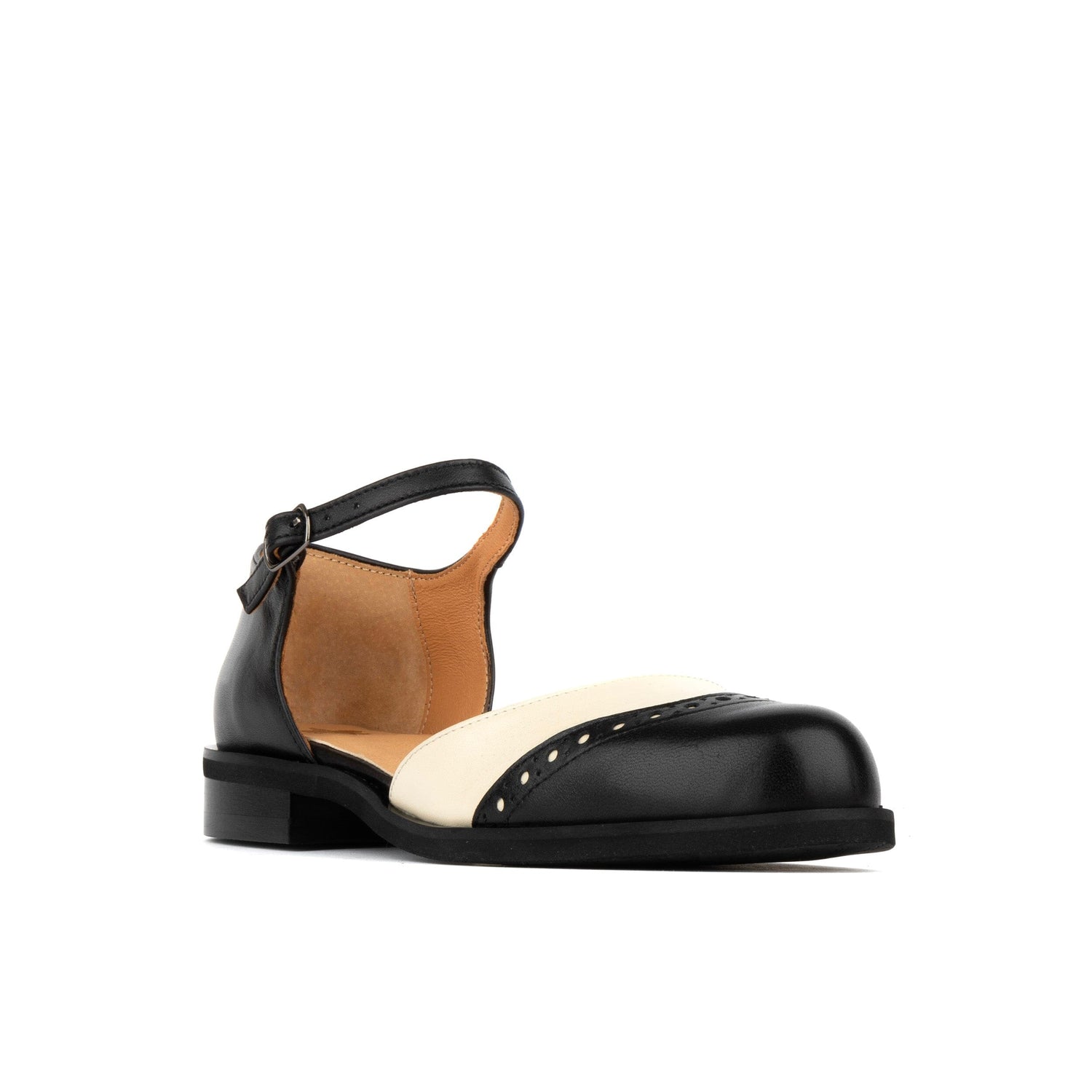 Gigot - Black & Cream Womens Sandals Embassy London