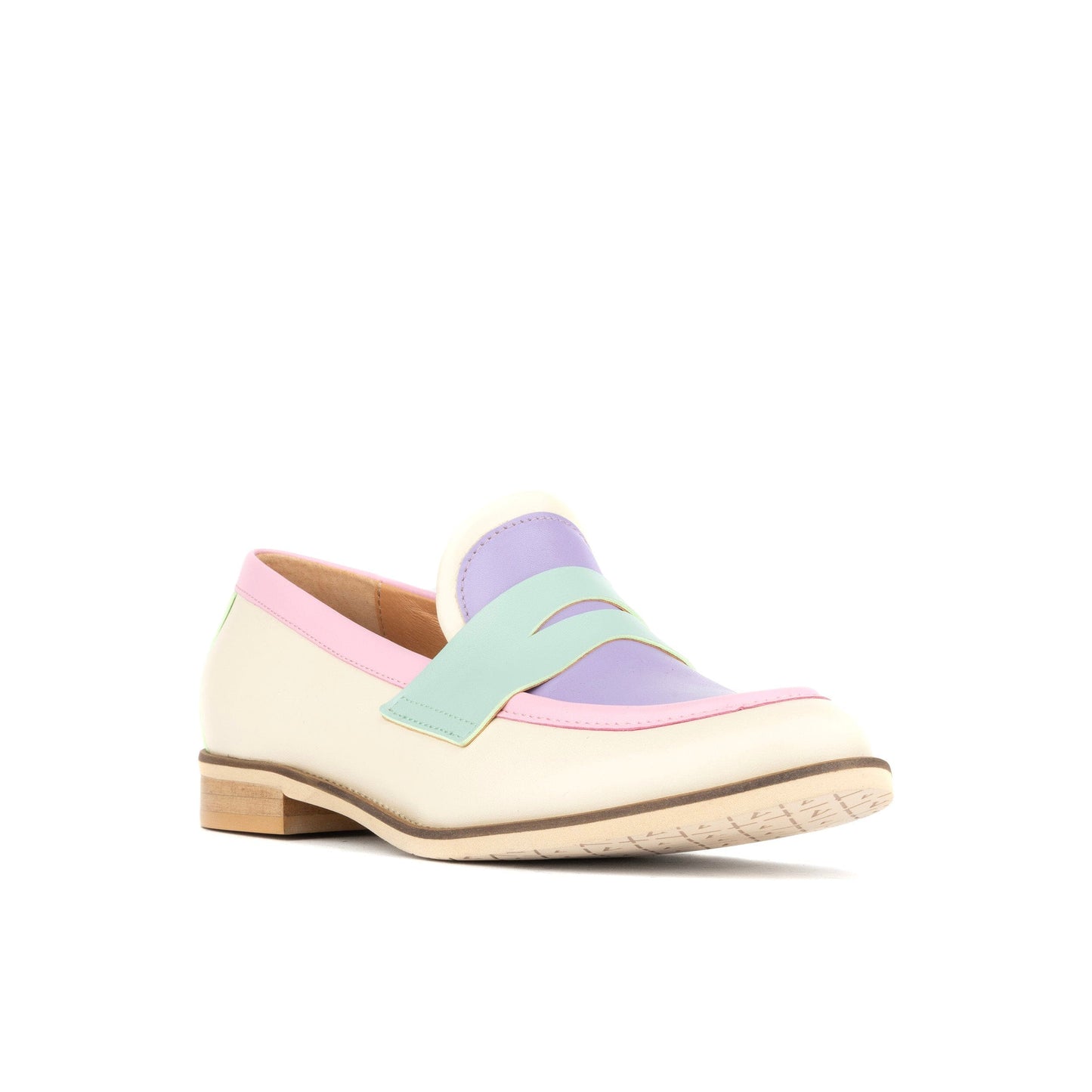 Kay - Multi Pastel Womens Loafers Embassy London