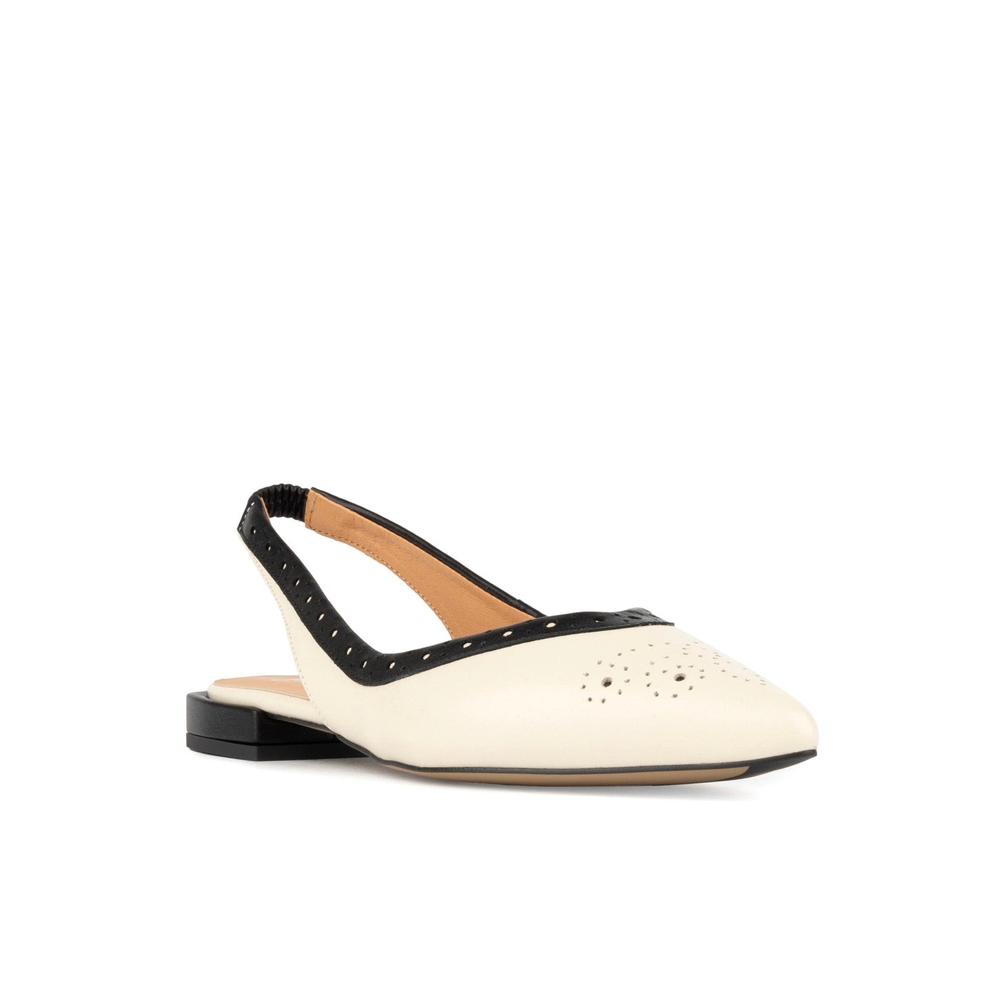 Holly - Cream & Black Womens Sandals Embassy London