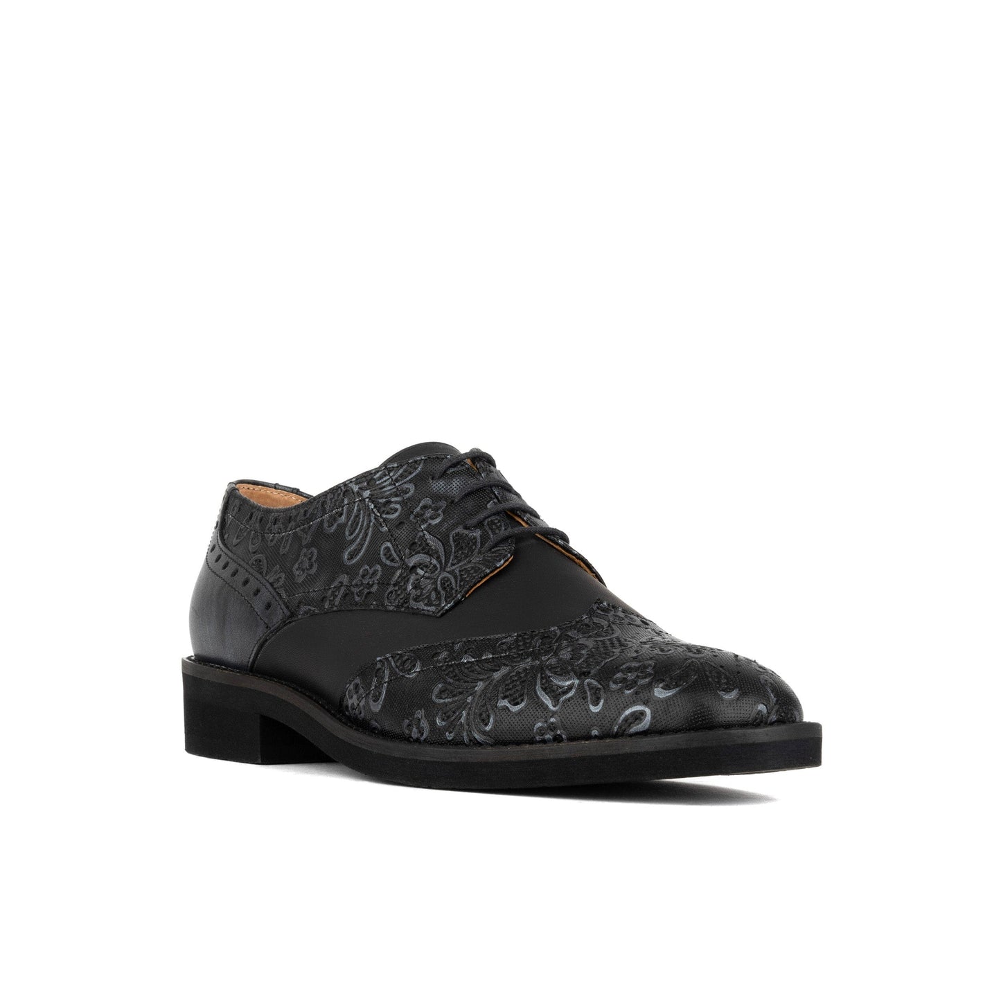 Eton - Black & Silver Womens Shoes Embassy London