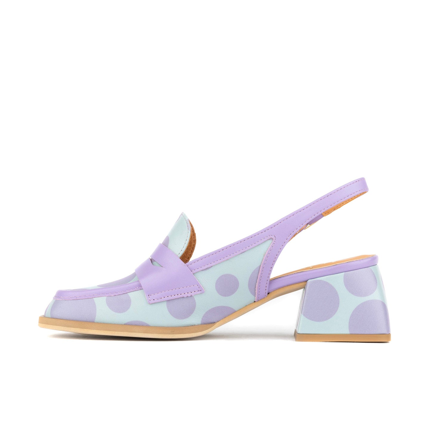 Diana - Pastel Polka Dot Womens Heels Embassy London