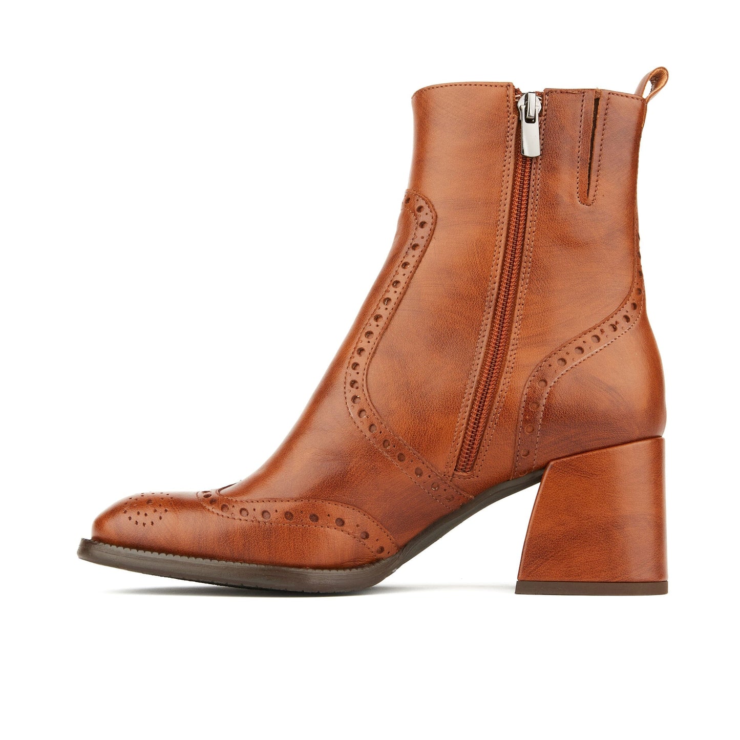 Chloe - Brown Womens Ankle Boots Embassy London