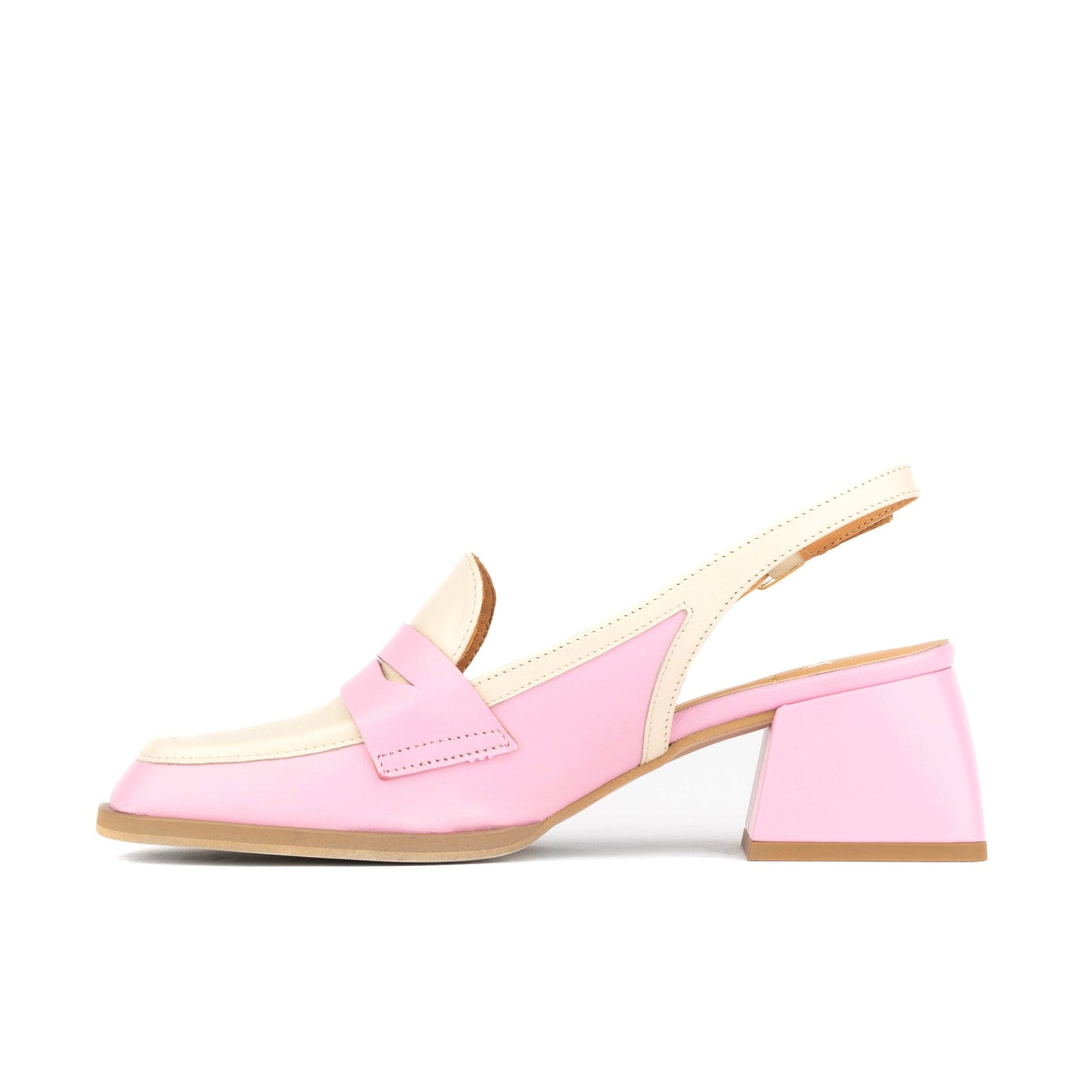 Diana - Pink & Cream Pastel Womens Heels Embassy London