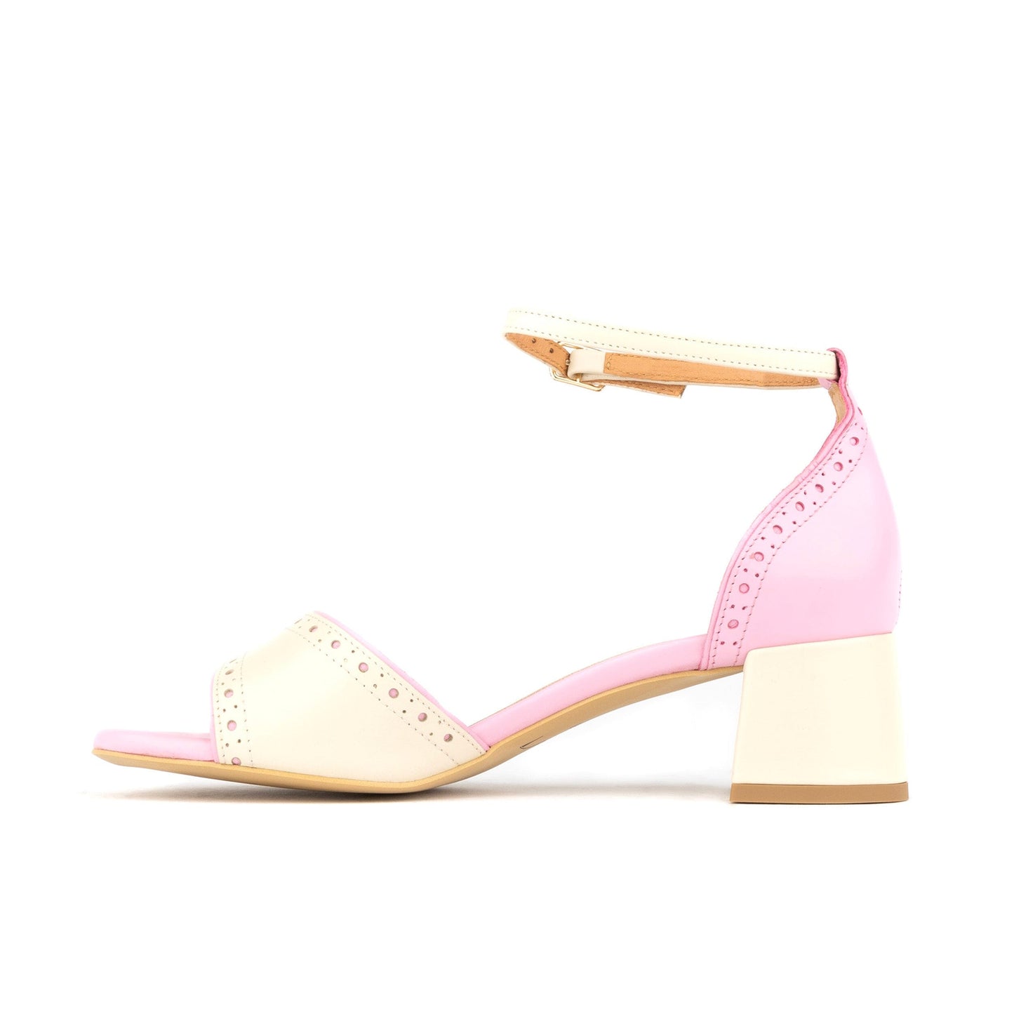 Croupier - Pink & White Pastel Womens Heels Embassy London