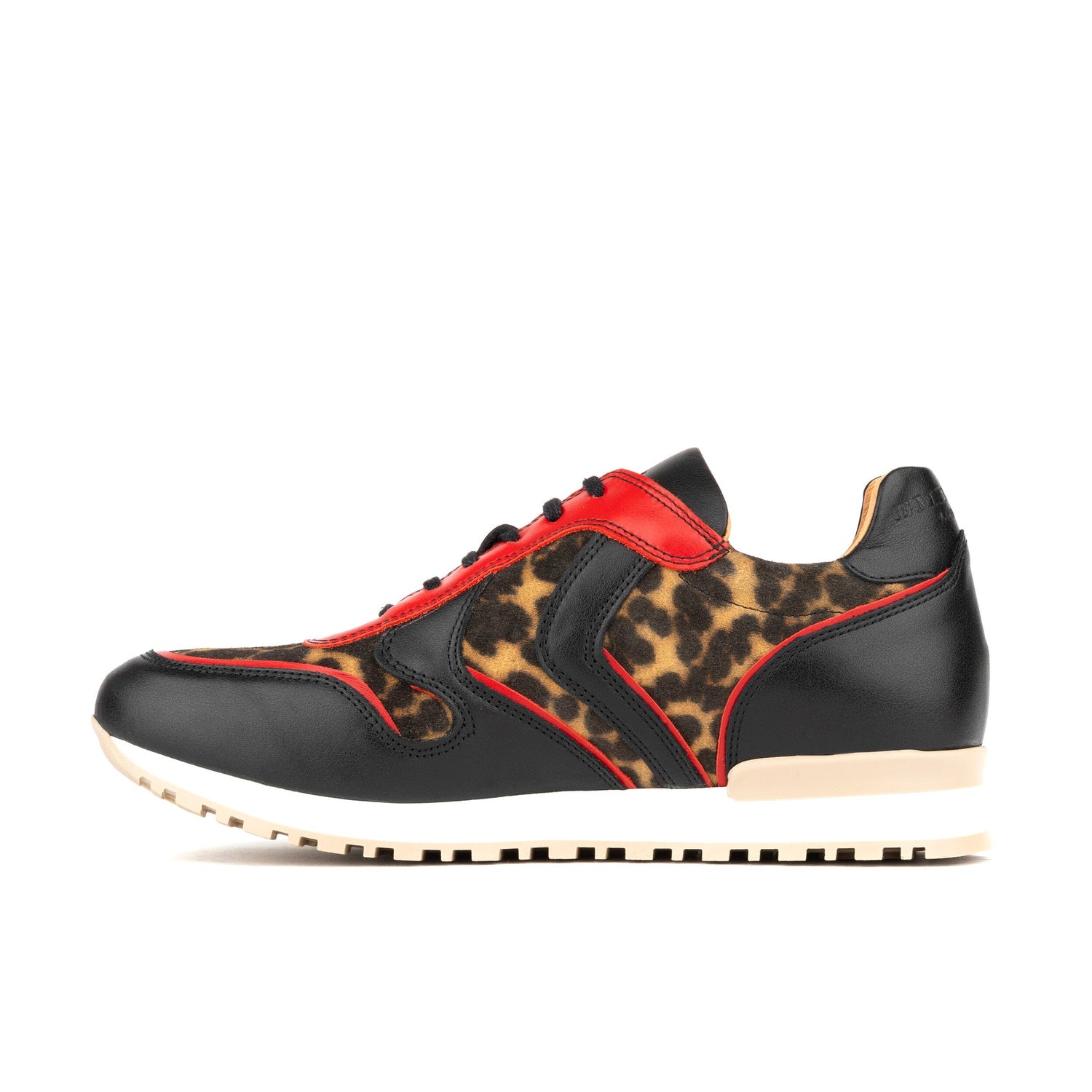 Savana - Leopard & Red Womens Trainers Embassy London