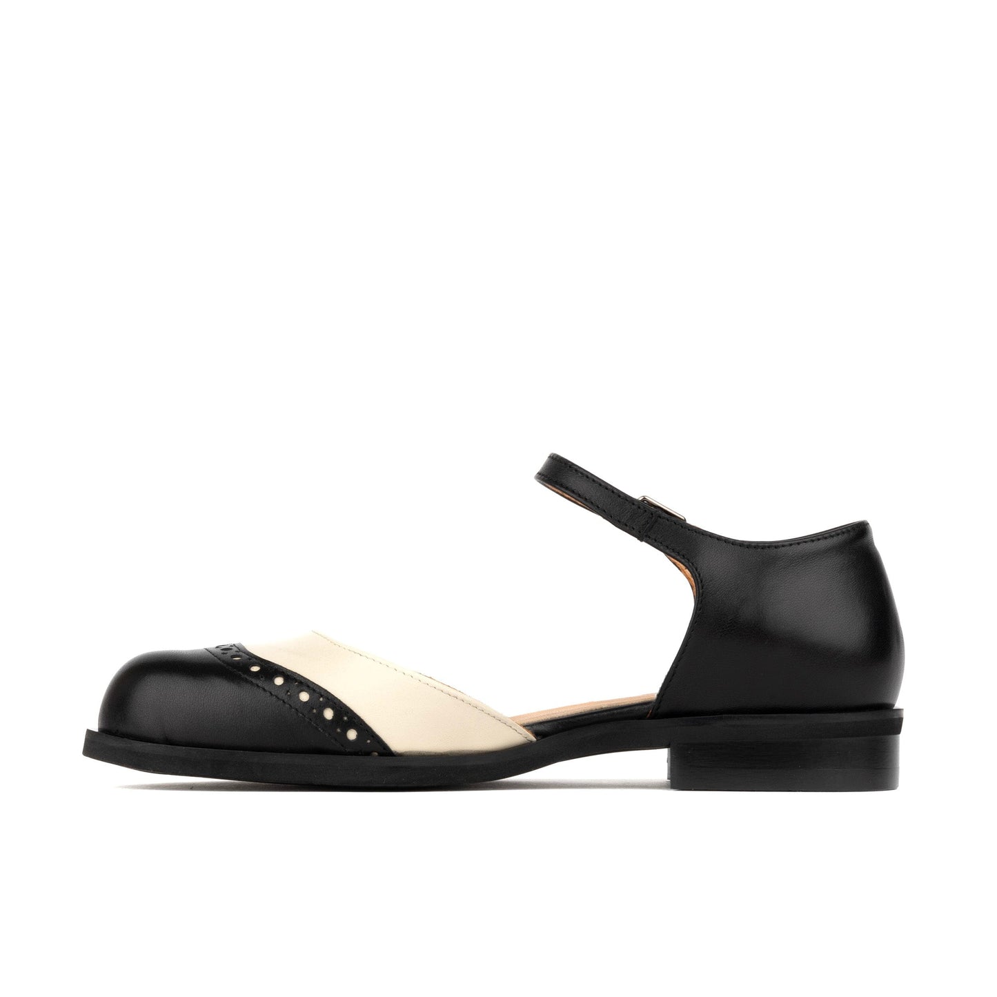 Gigot - Black & Cream Womens Sandals Embassy London