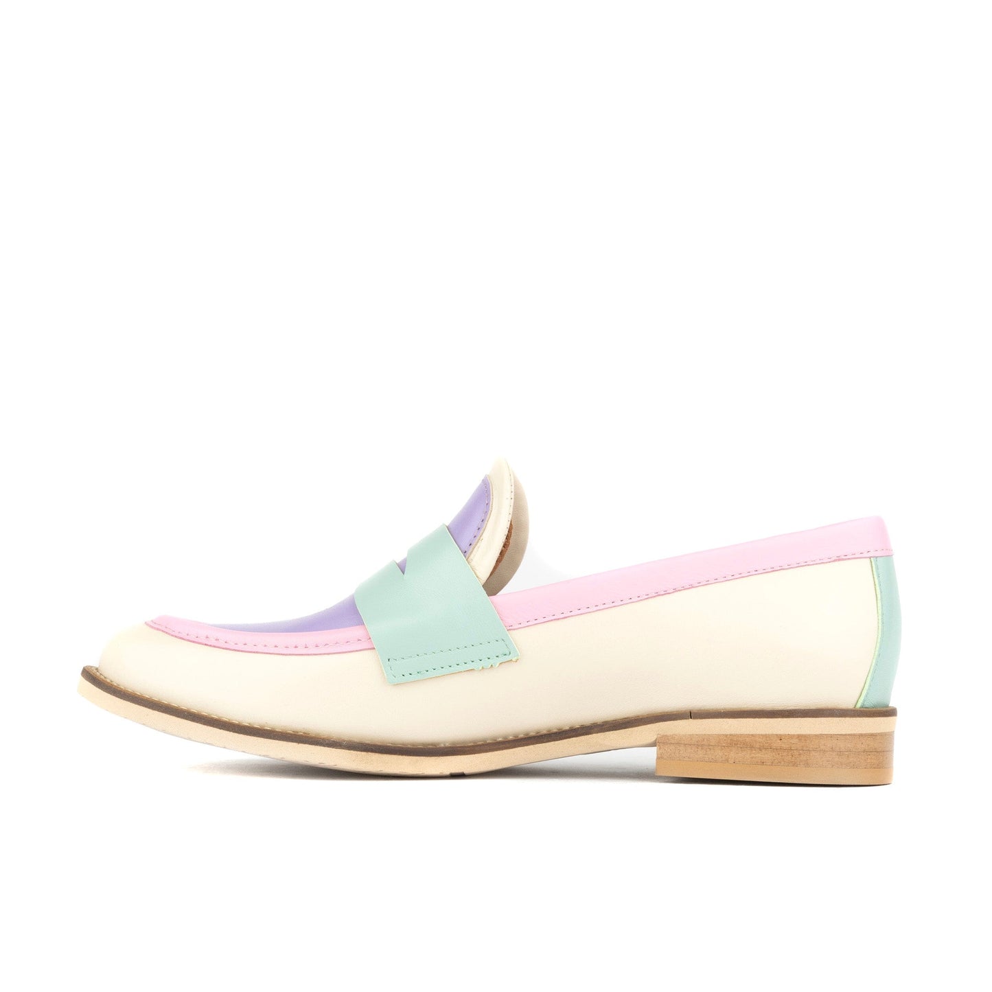 Kay - Multi Pastel Womens Loafers Embassy London