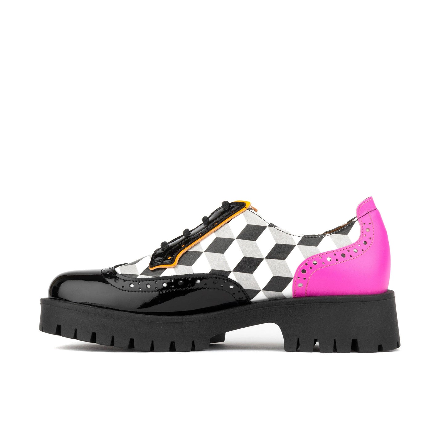 Artisan - Black & White Cubics Womens Shoes Embassy London