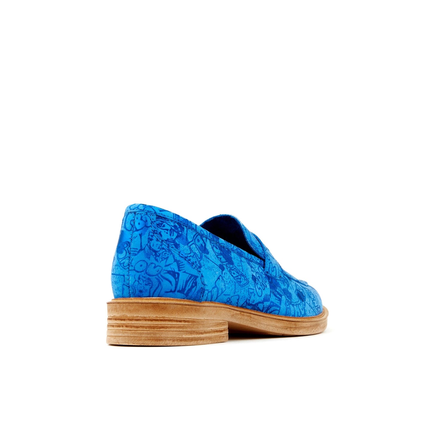 Daisy - Bright Blue Womens Loafers Embassy London