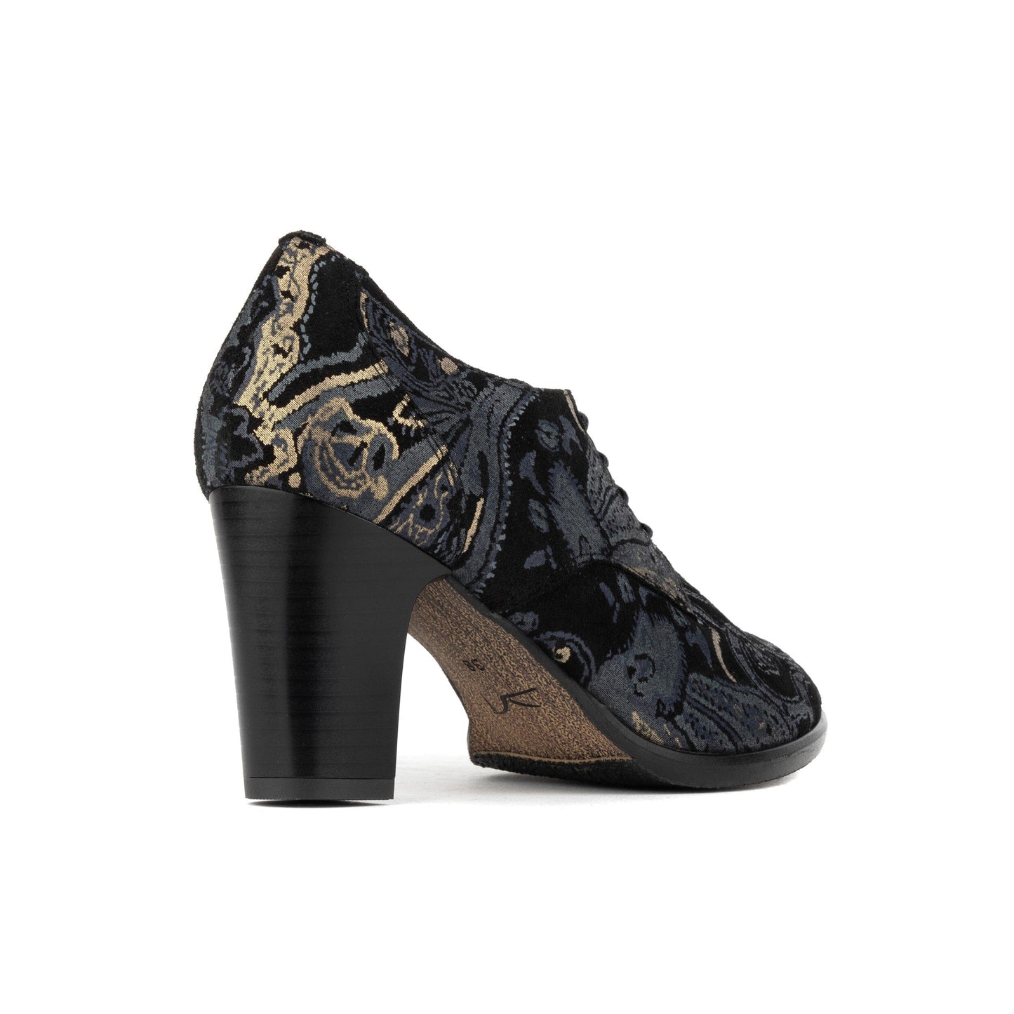 Roulette - Black & Grey & Gold Womens Heels Embassy London