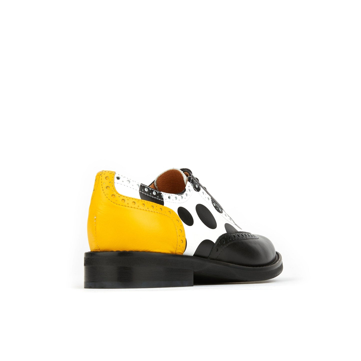 Vivienne - Black & White Polka Dot Womens Shoes Embassy London