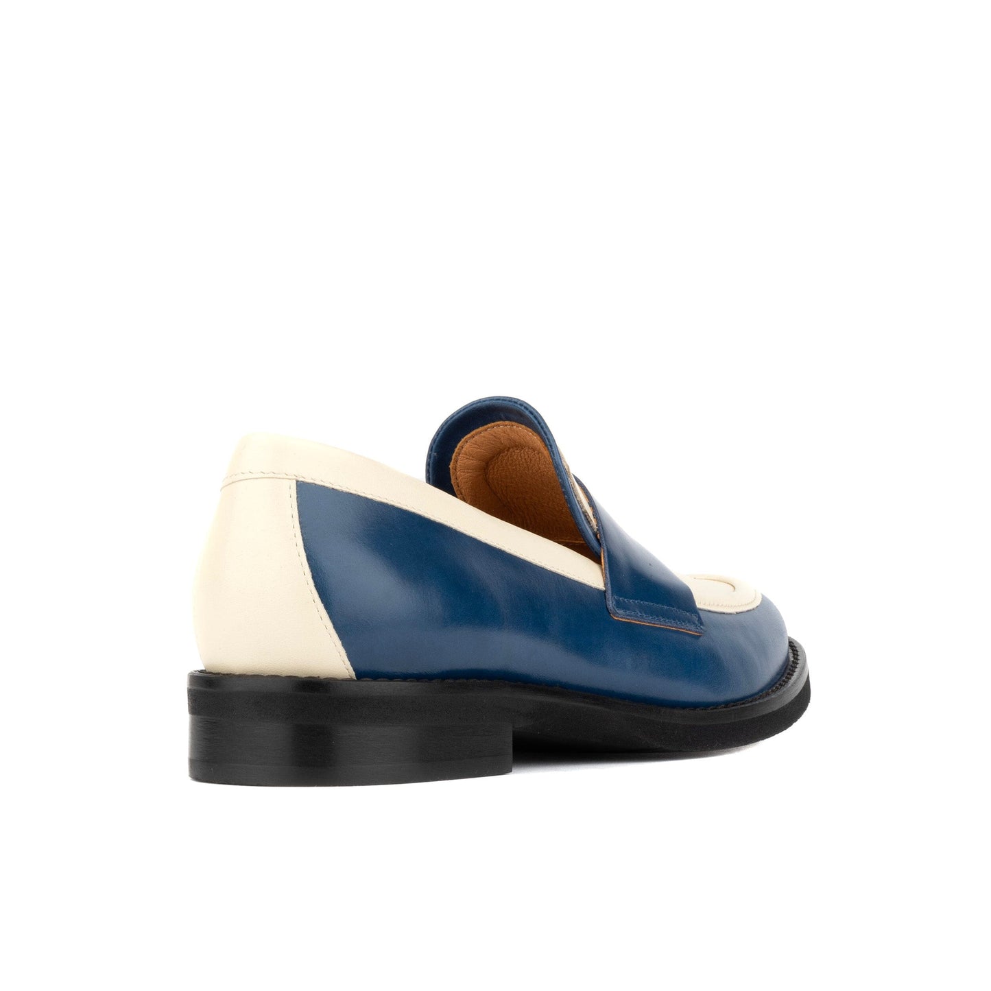 Kay - Navy & Cream Womens Loafers Embassy London