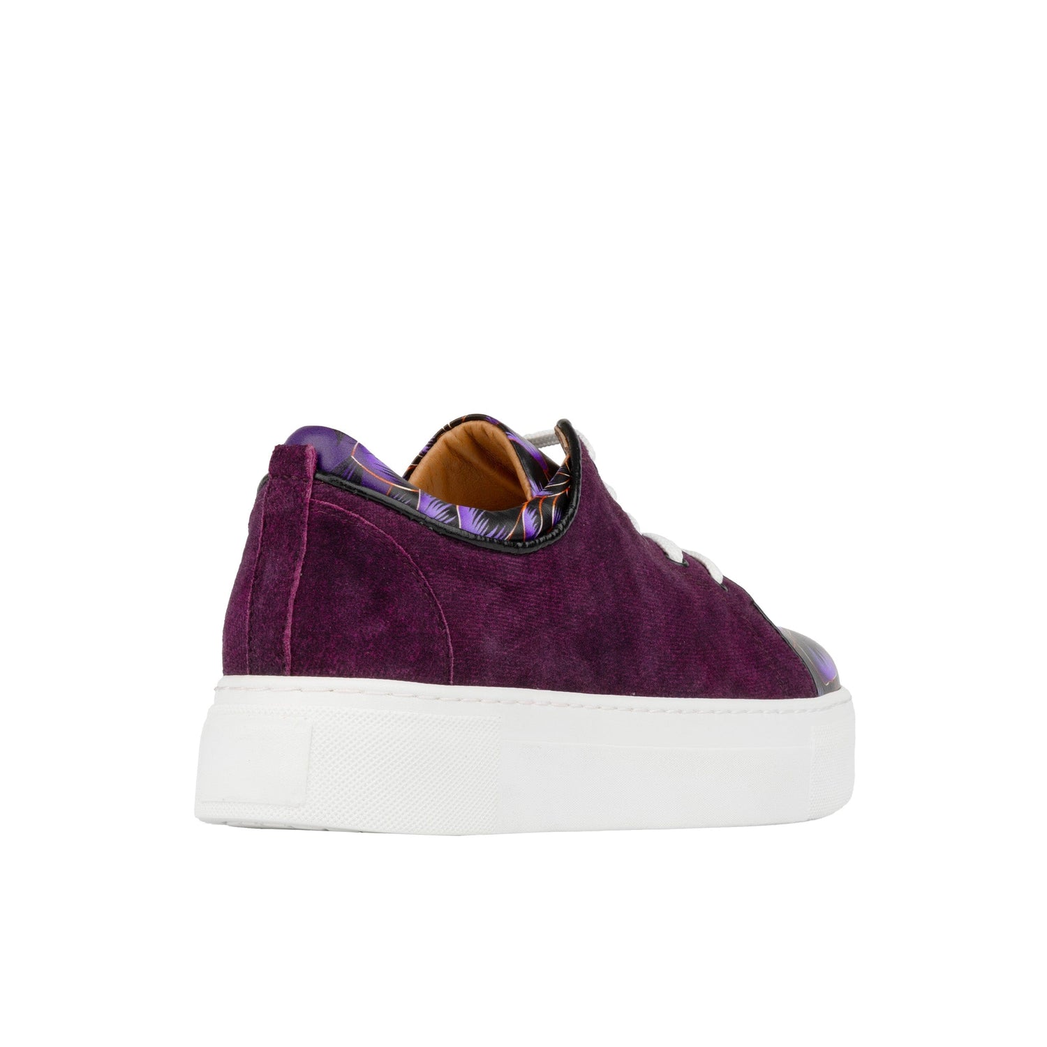 Camila - Purple & Purple Flowers Womens Trainers Embassy London
