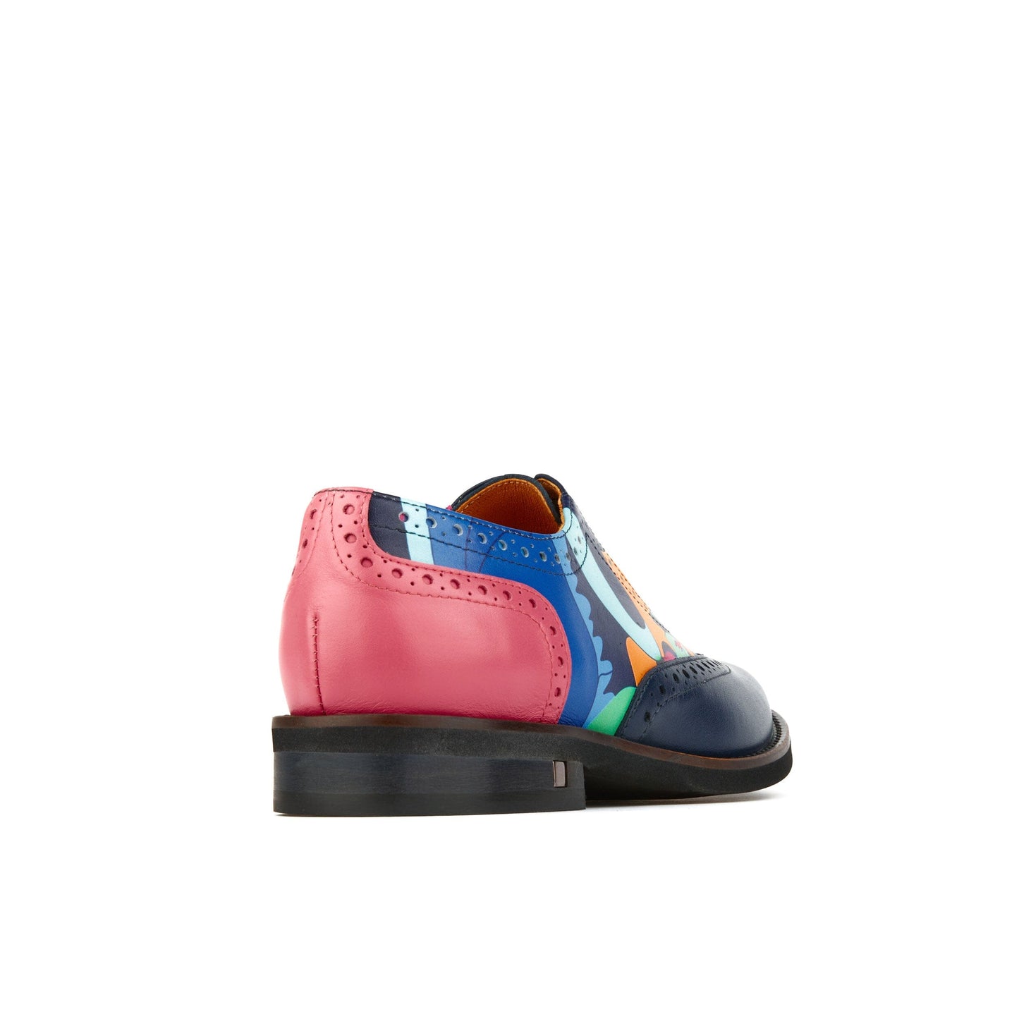Vivienne - Blue & Pink Jungle Womens Shoes Embassy London 