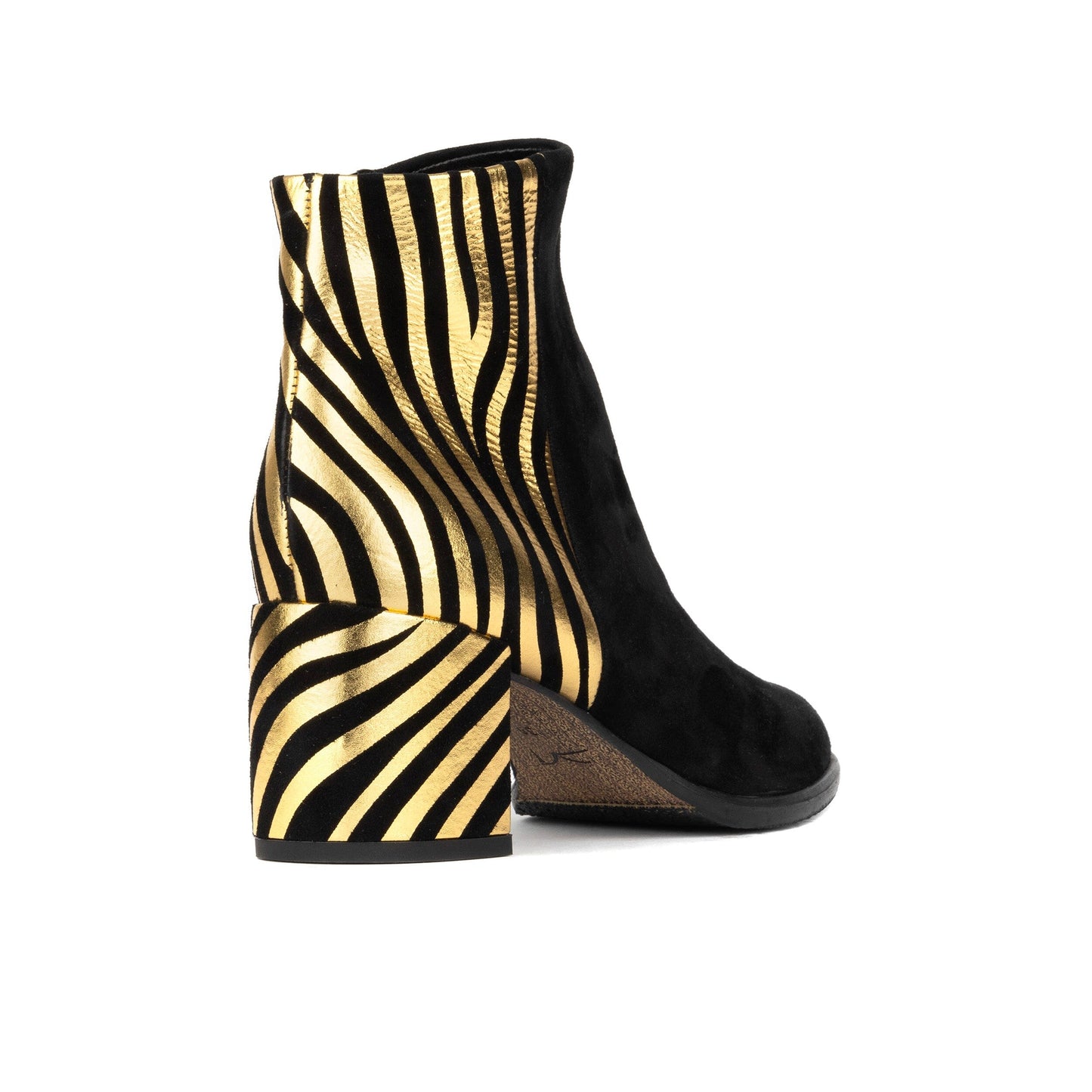 Impala - Black & Gold Womens Ankle Boots Embassy London