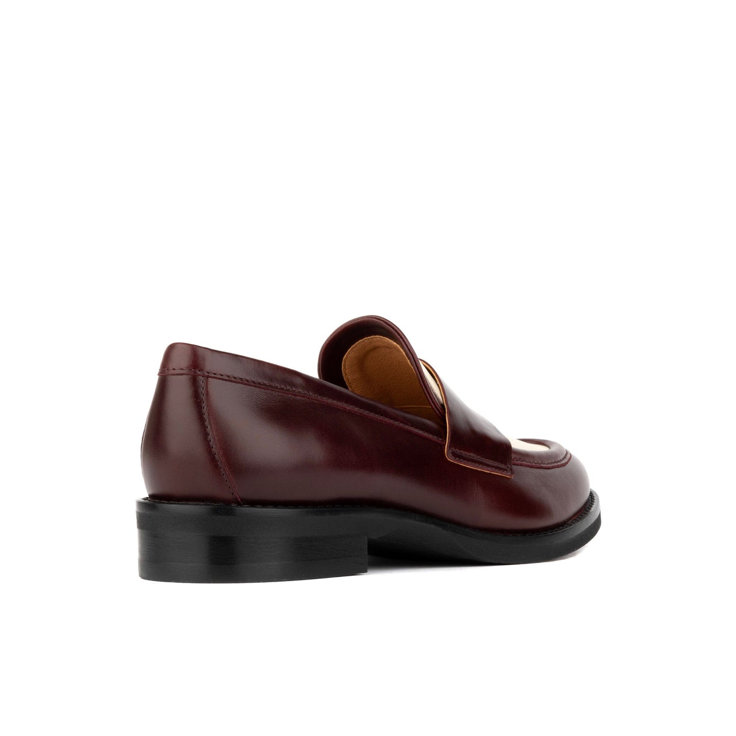 Kay - Burgundy & Cream Womens Loafers Embassy London
