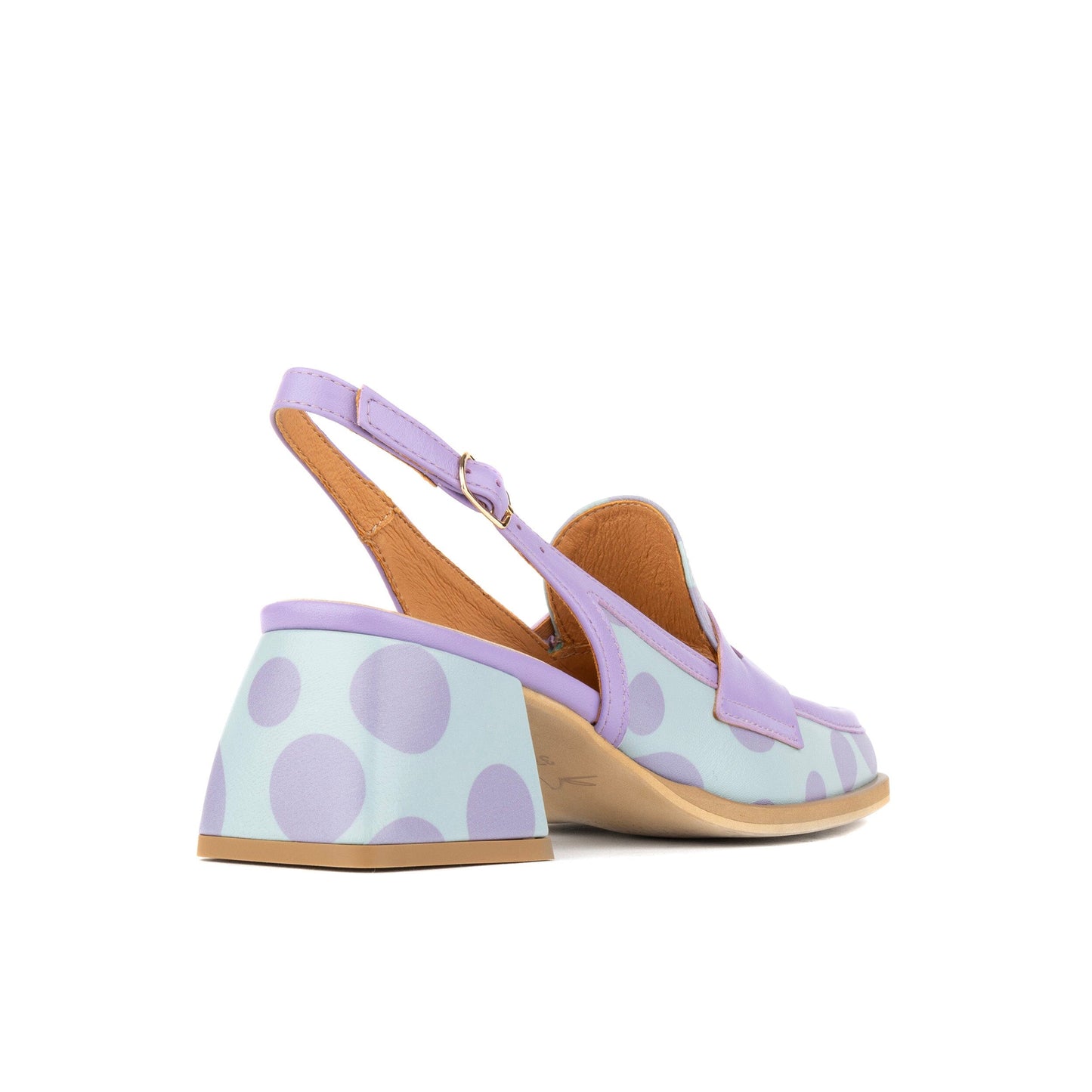 Diana - Pastel Polka Dot Womens Heels Embassy London