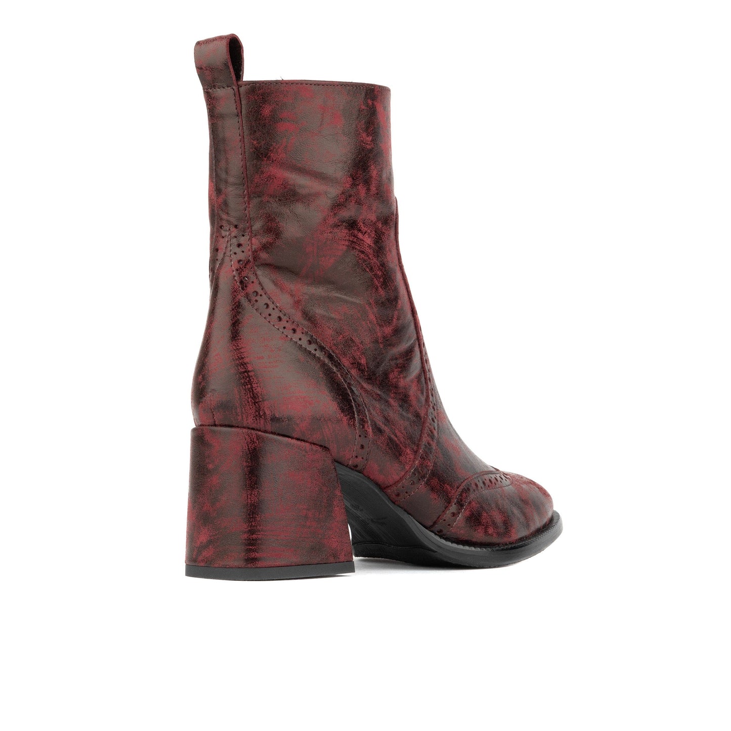 Chloe - Burgundy Womens Ankle Boots Embassy London