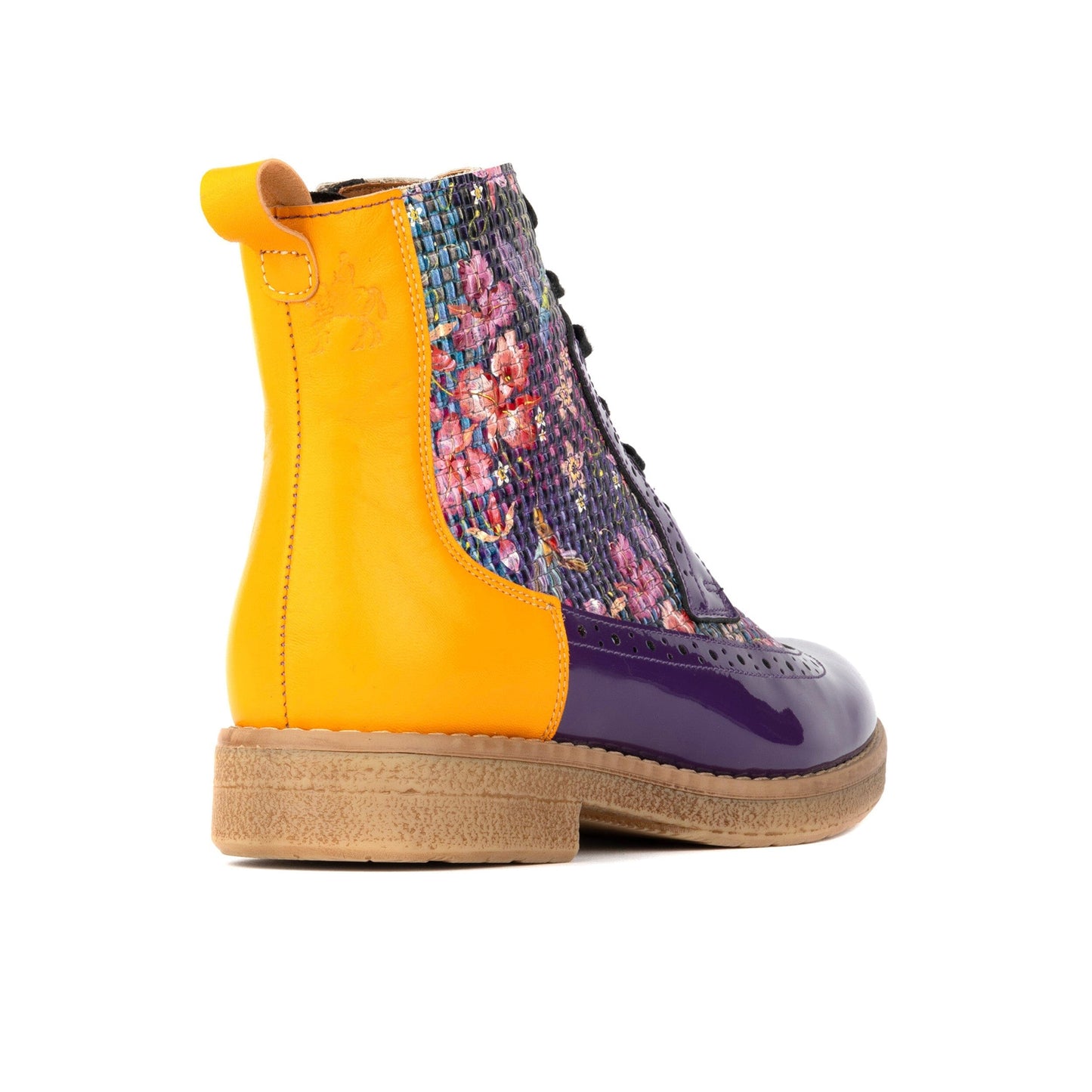 Hatter - Purple & Hummingbird Womens Ankle Boots Embassy London