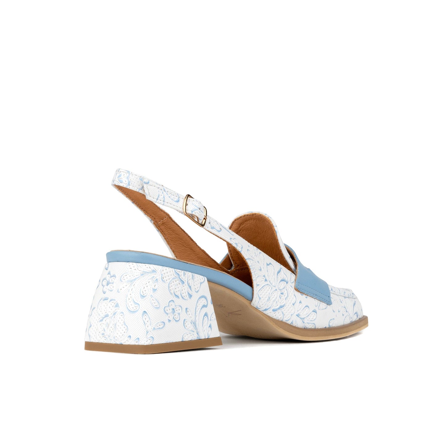 Diana - White Flowers Womens Heels Embassy London