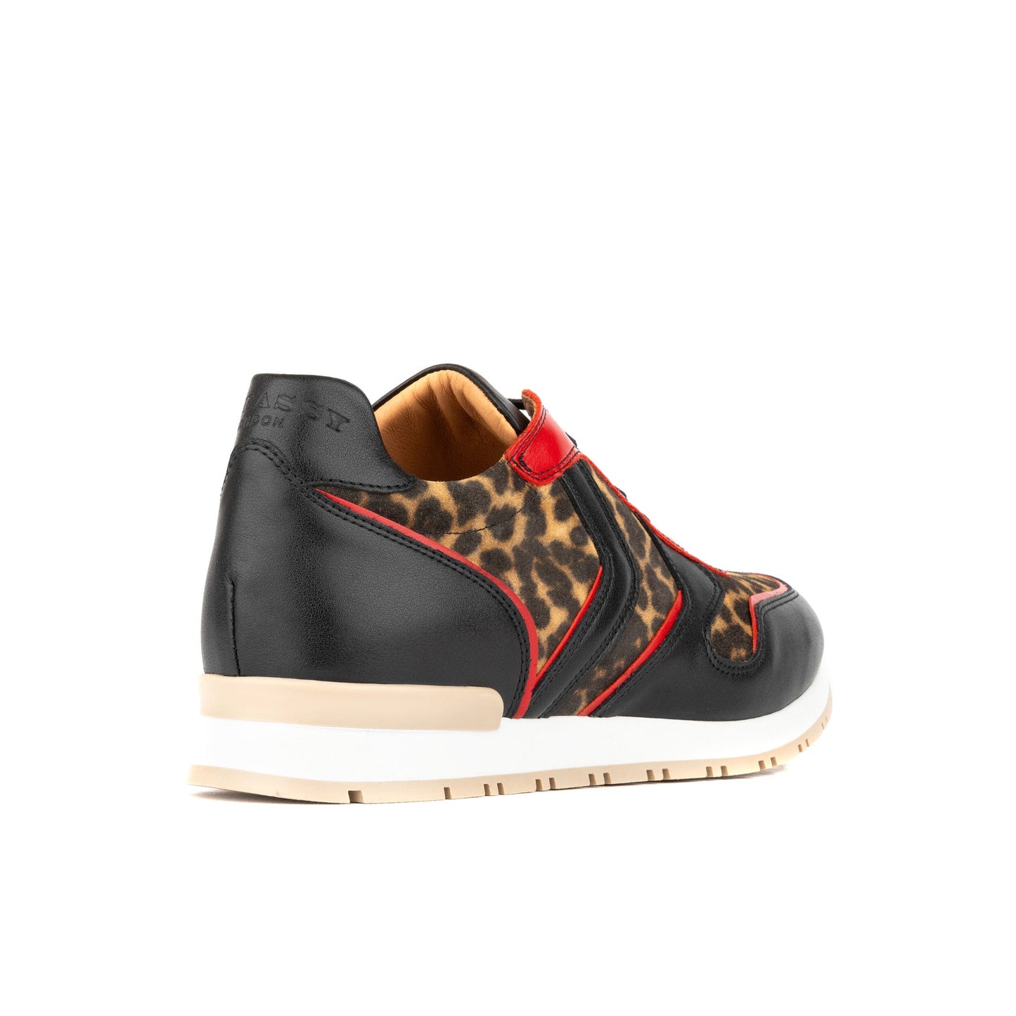 Savana - Leopard & Red Womens Trainers Embassy London