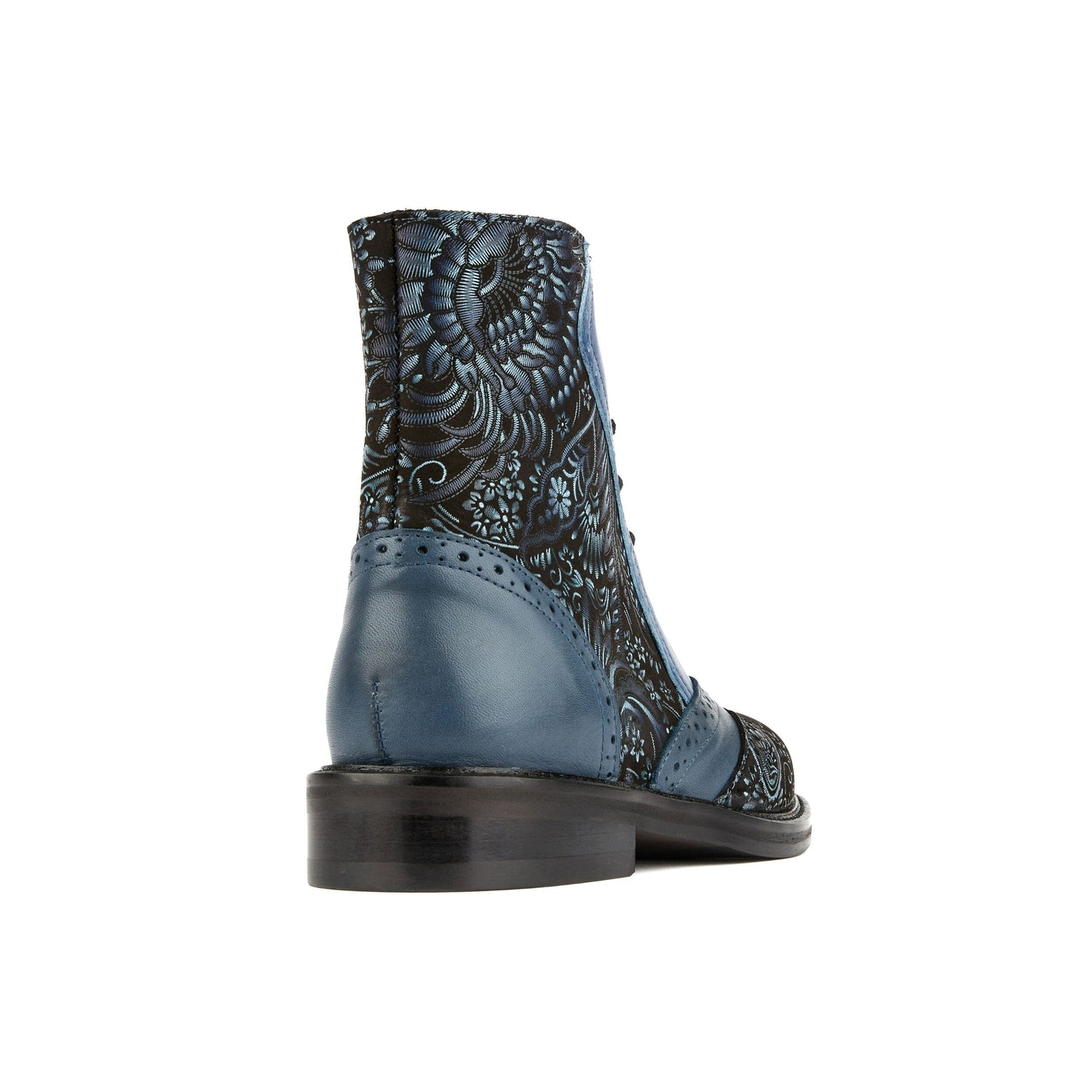 Brick Lane Boots - Blue Multi Womens Ankle Boots Embassy London
