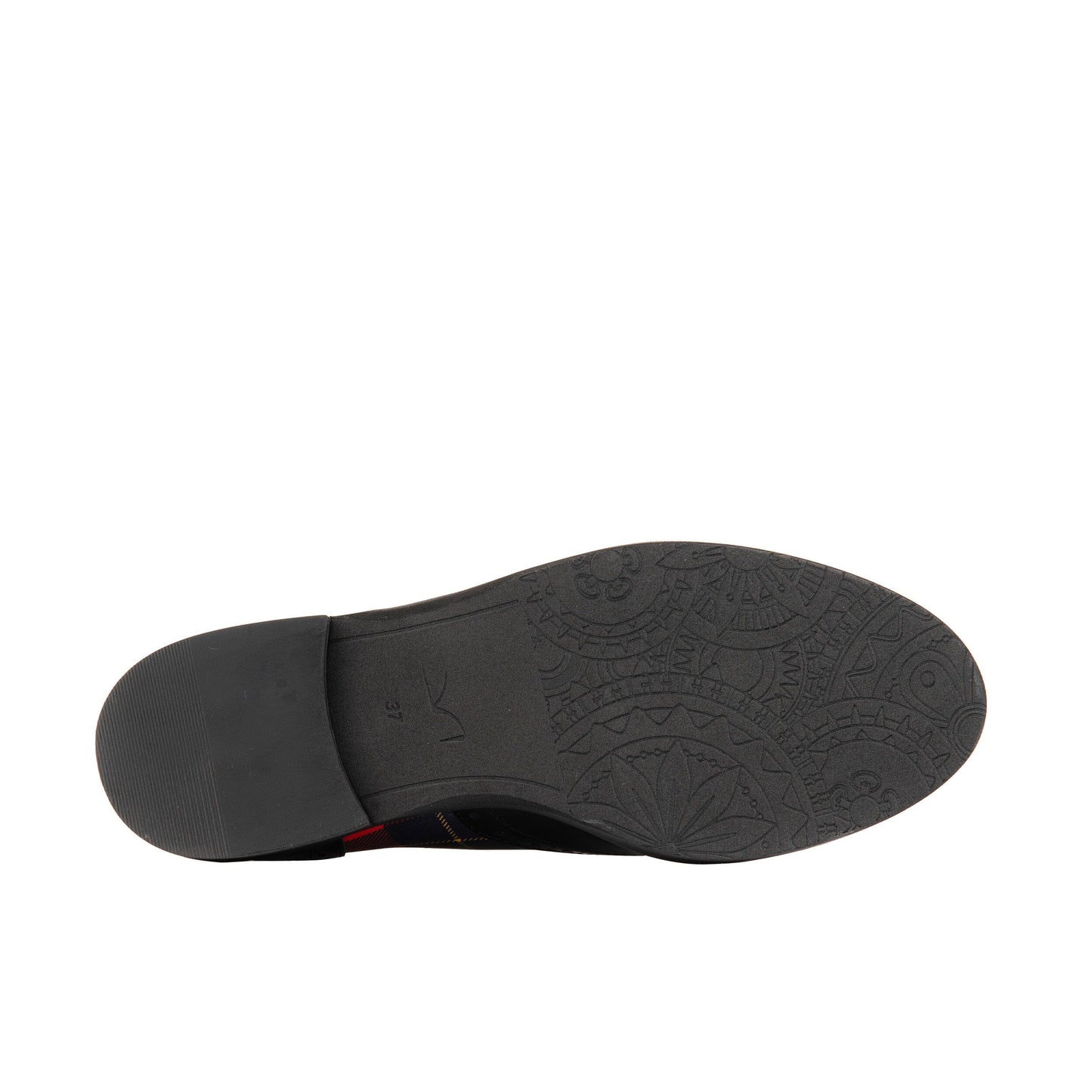 Vivienne - Black & Red Tartan Womens Shoes Embassy London