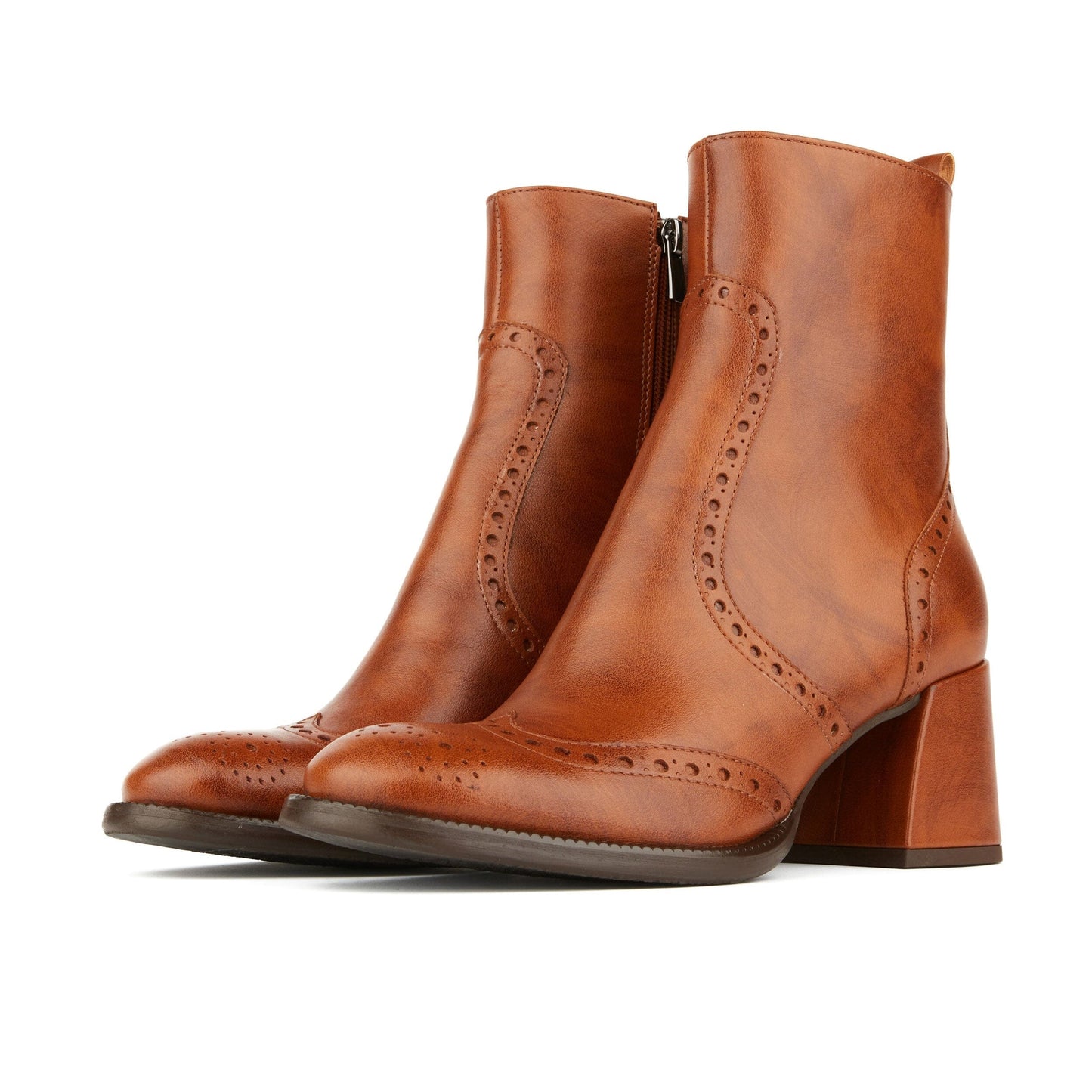 Chloe - Brown Womens Ankle Boots Embassy London