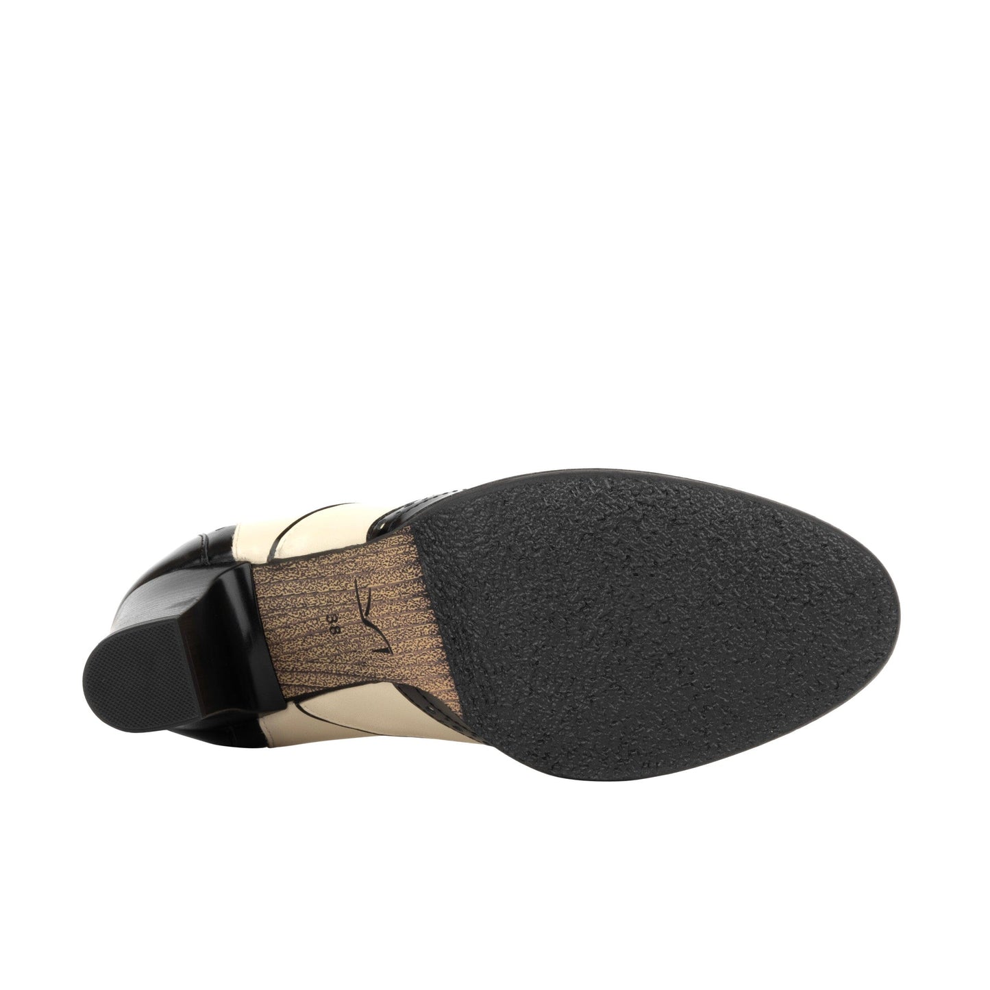 Casino - Cream & Black Womens Heels Embassy London