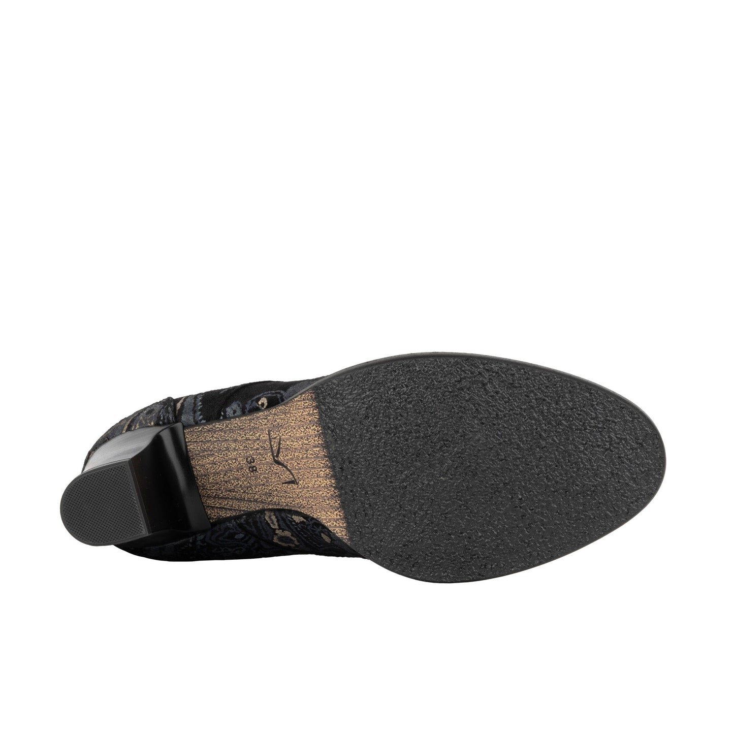 Roulette - Black & Grey & Gold Womens Heels Embassy London
