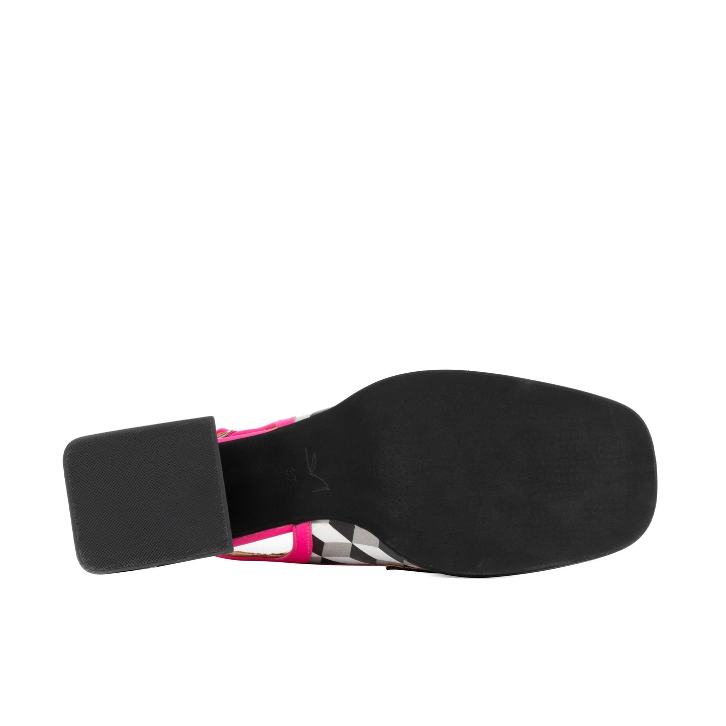 Diana - Black & White Cubics Womens Heels Embassy London