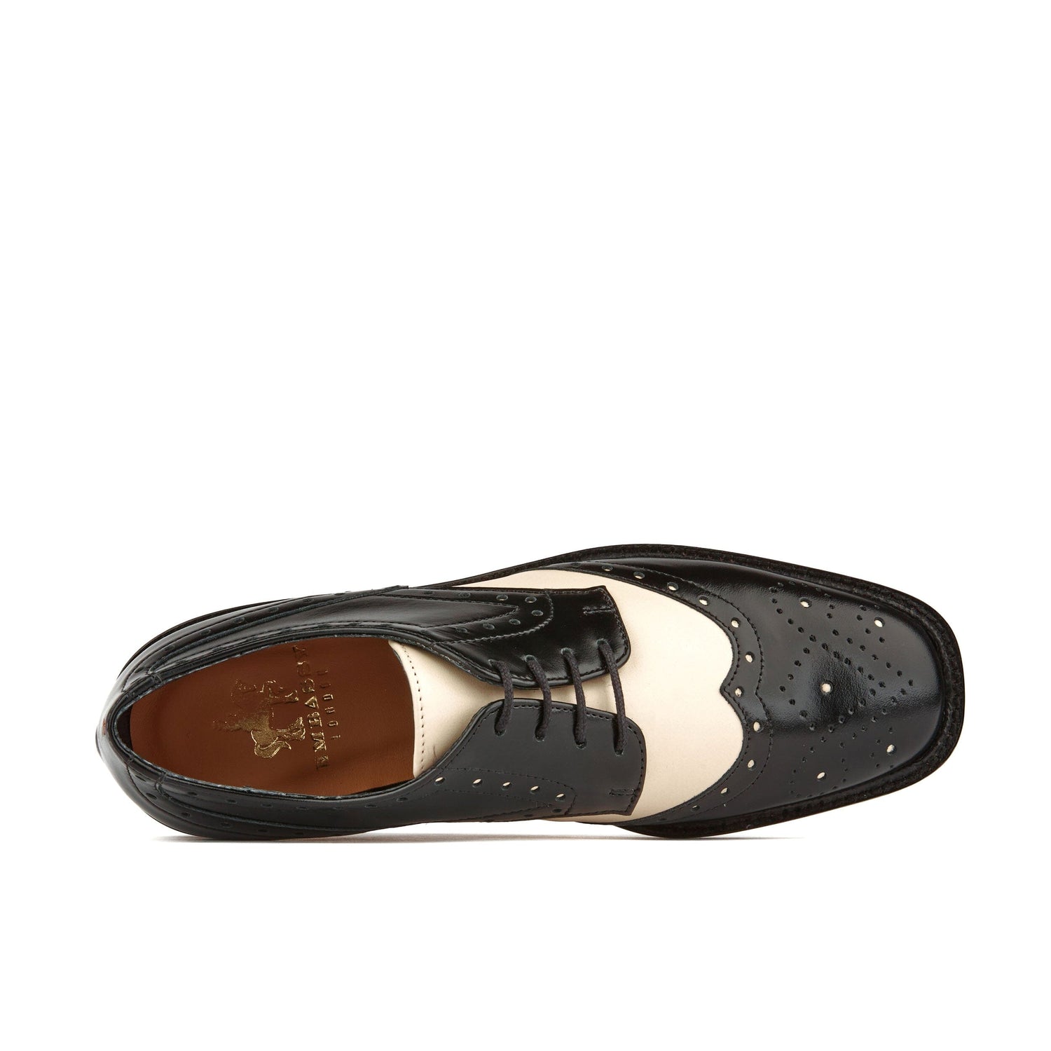 Eton - Black & Cream Womens Shoes Embassy London