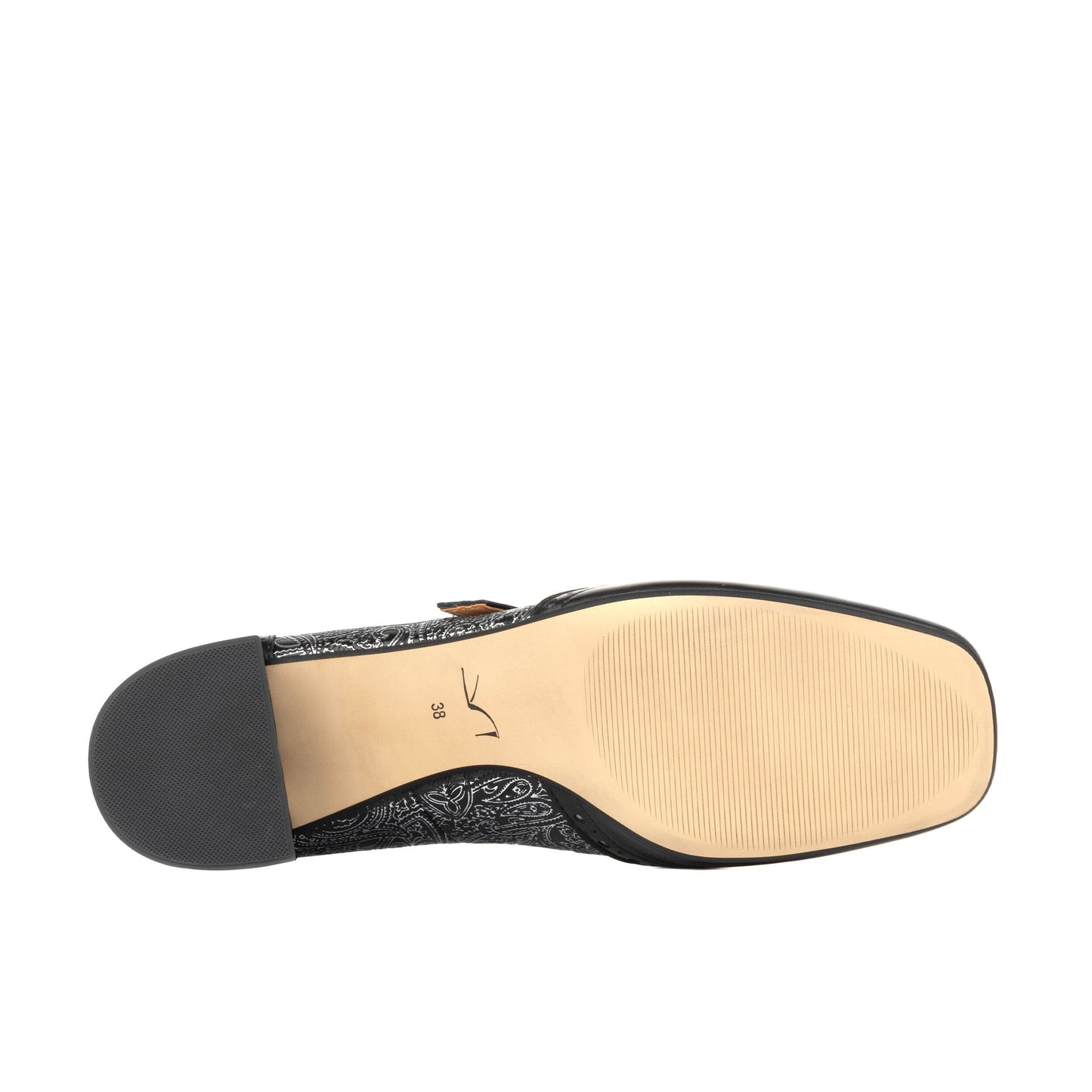 Mary Jane - Black Silver Womens Heels Embassy London