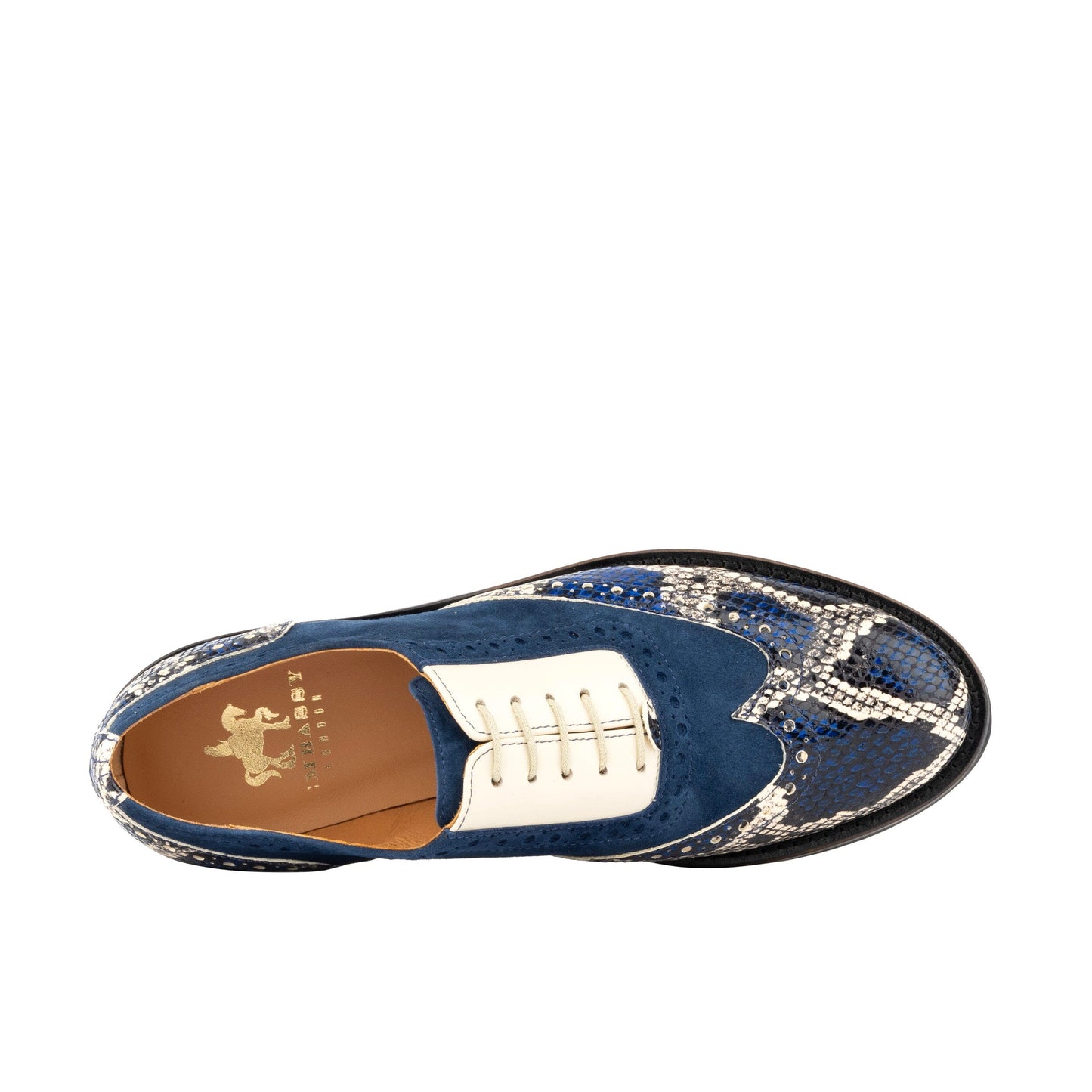Vivienne - Blue Snake Womens Shoes Embassy London