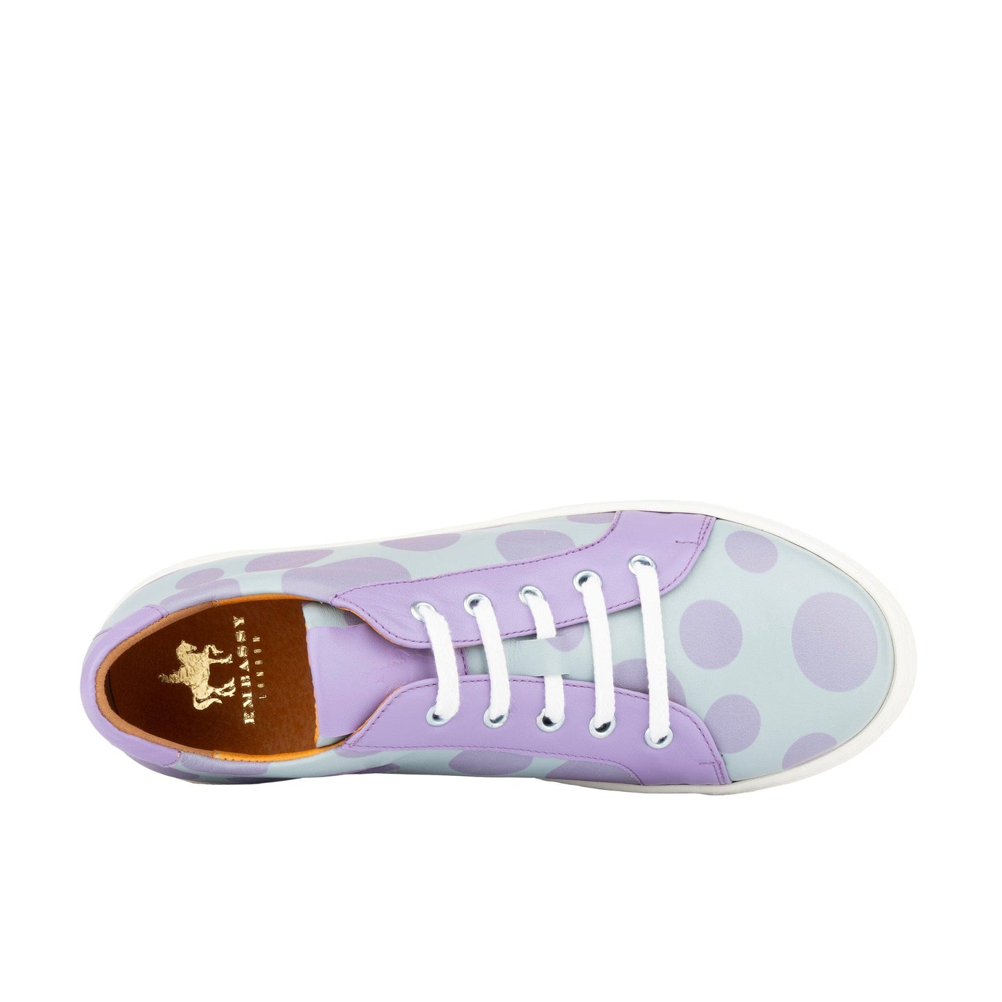 Camila - Pastel Polka Dot Womens Trainers Embassy London