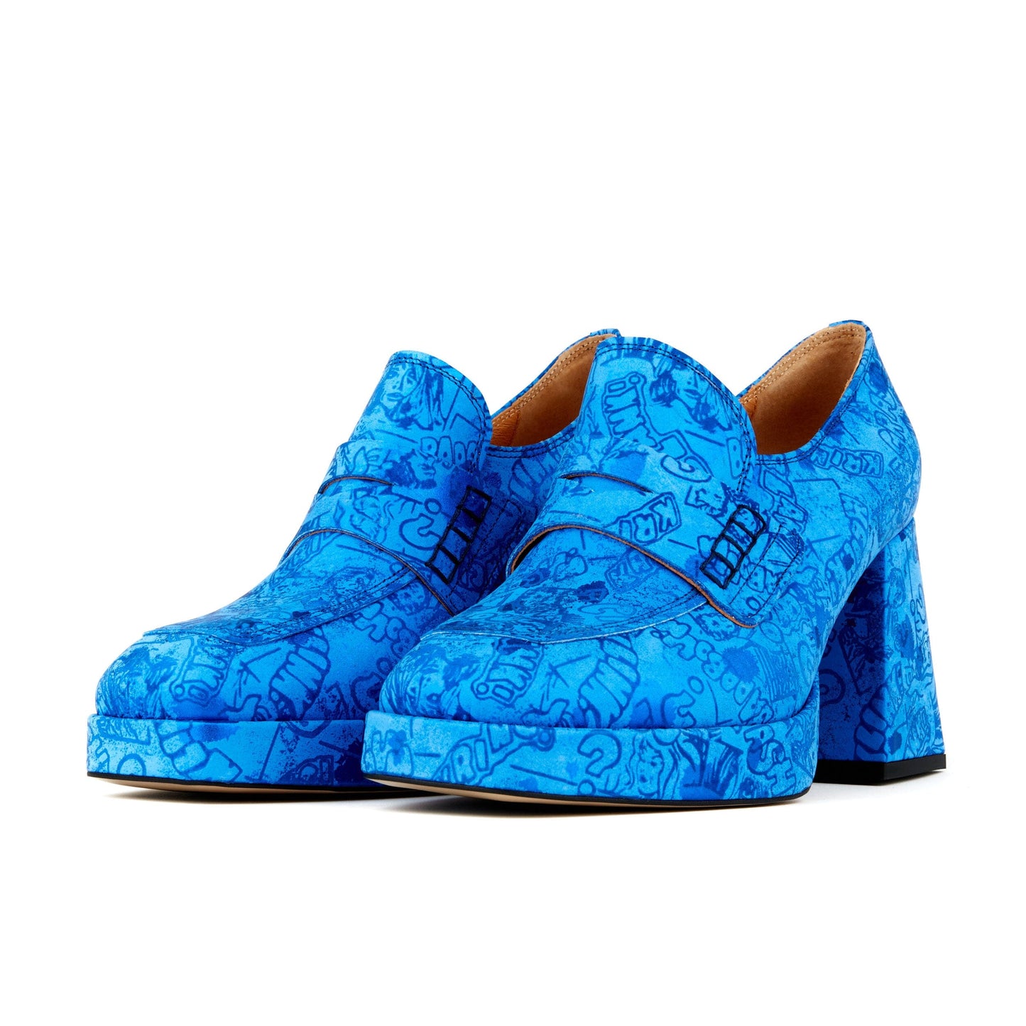 Tamara - Bright Blue Womens Heels Embassy London