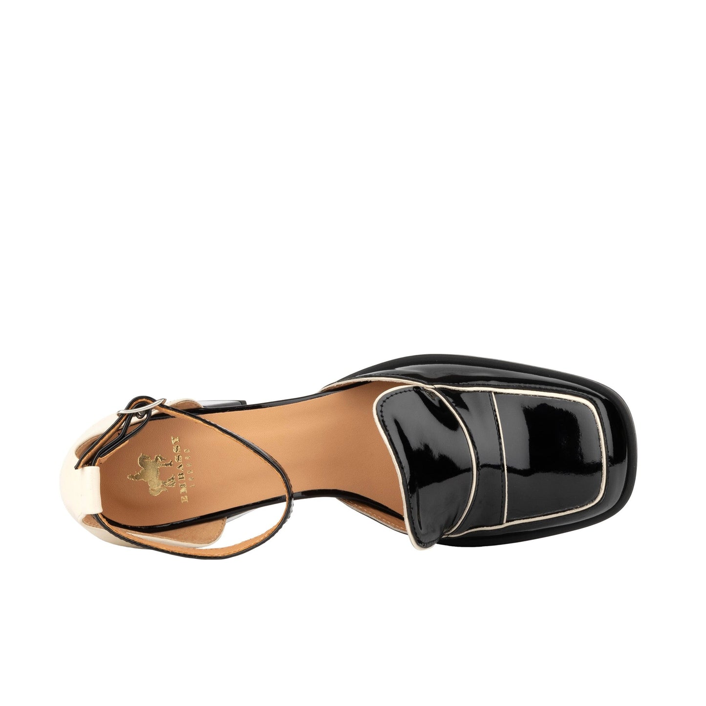 Mayfair - Black & Cream Womens Heels Embassy London