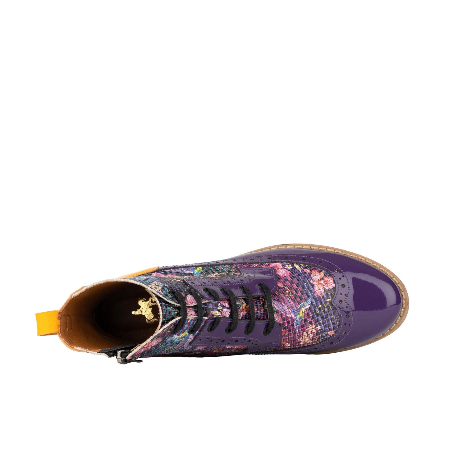 Hatter - Purple & Hummingbird Womens Ankle Boots Embassy London