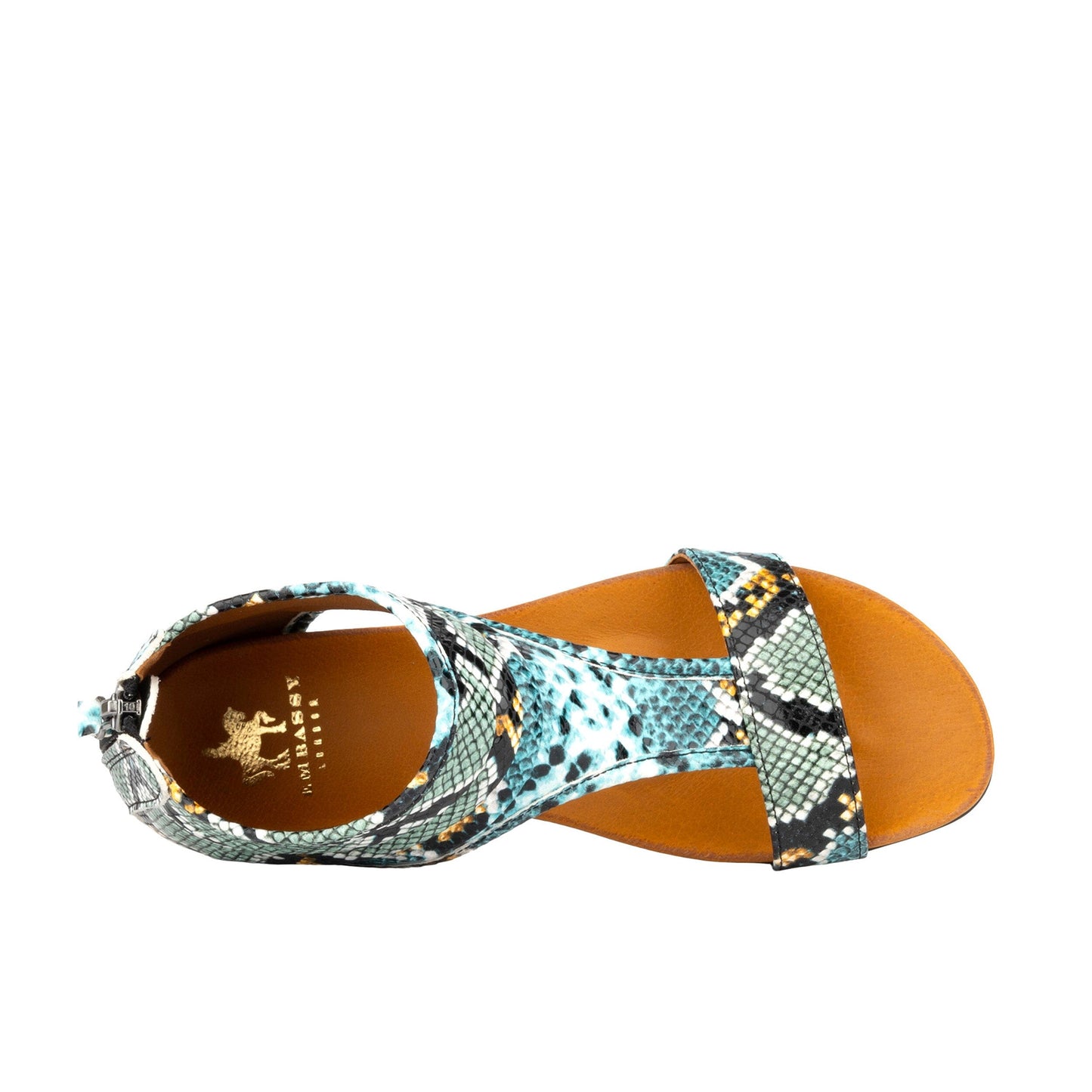 Downtown - Blue Snake Womens Sandals Embassy London