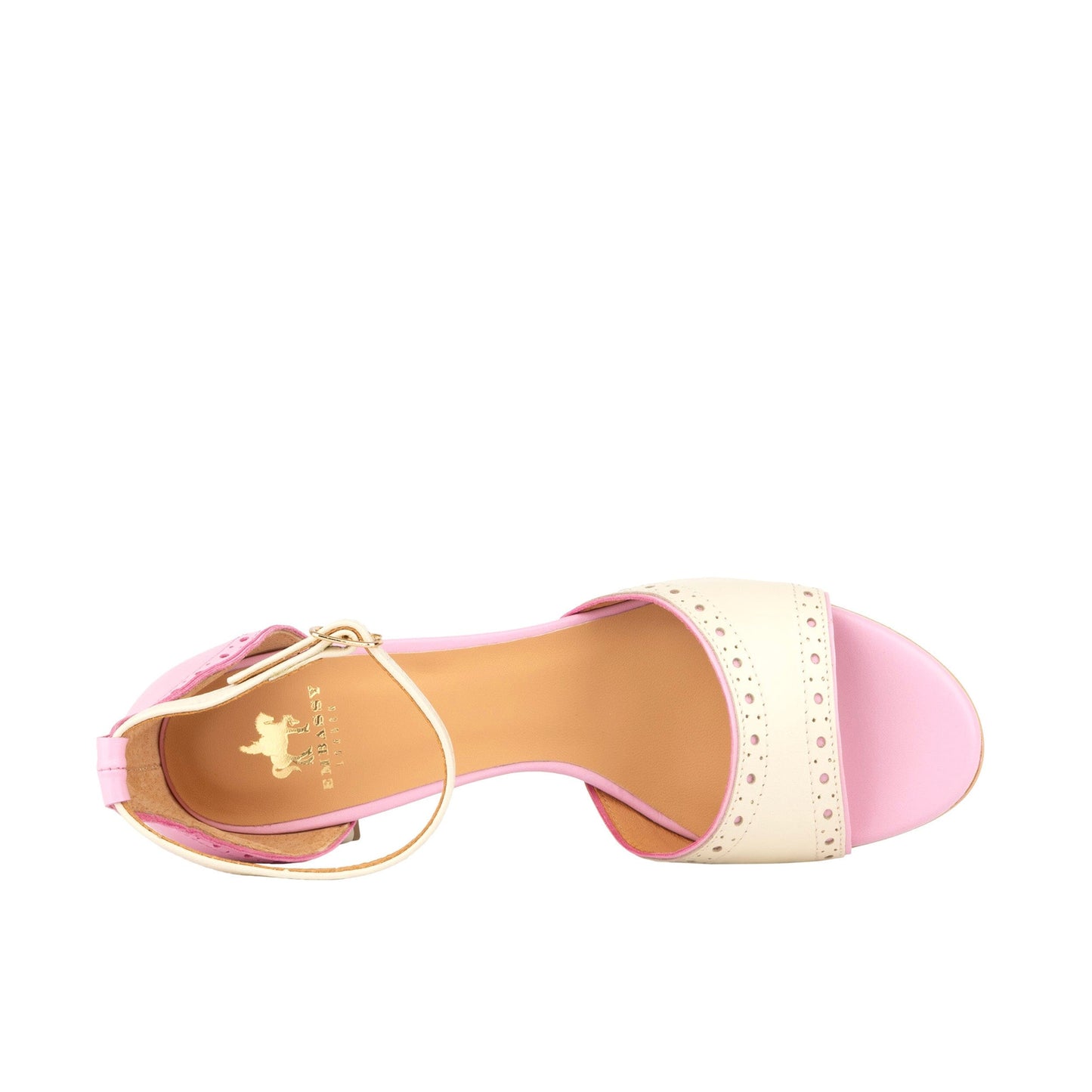 Croupier - Pink & White Pastel Womens Heels Embassy London