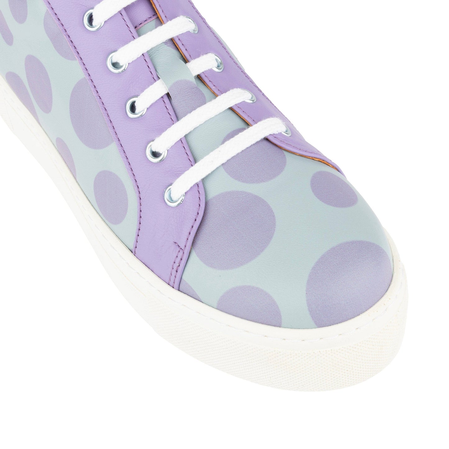 Camila - Pastel Polka Dot Womens Trainers Embassy London