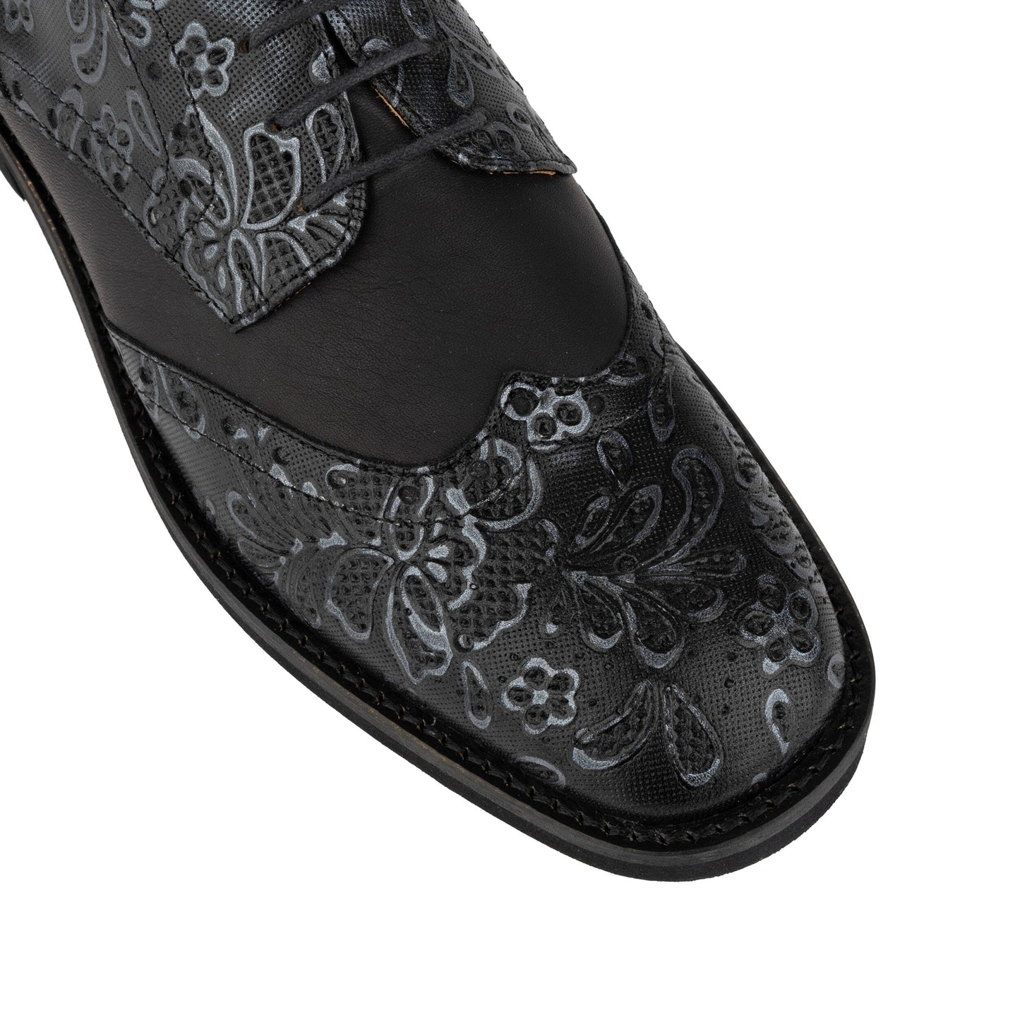 Eton - Black & Silver Womens Shoes Embassy London