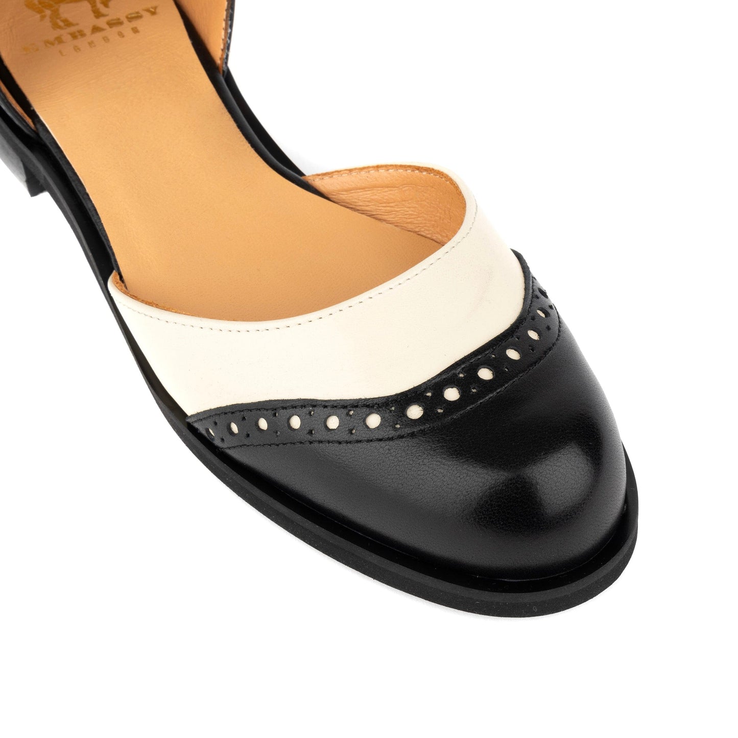 Gigot - Black & Cream Womens Sandals Embassy London